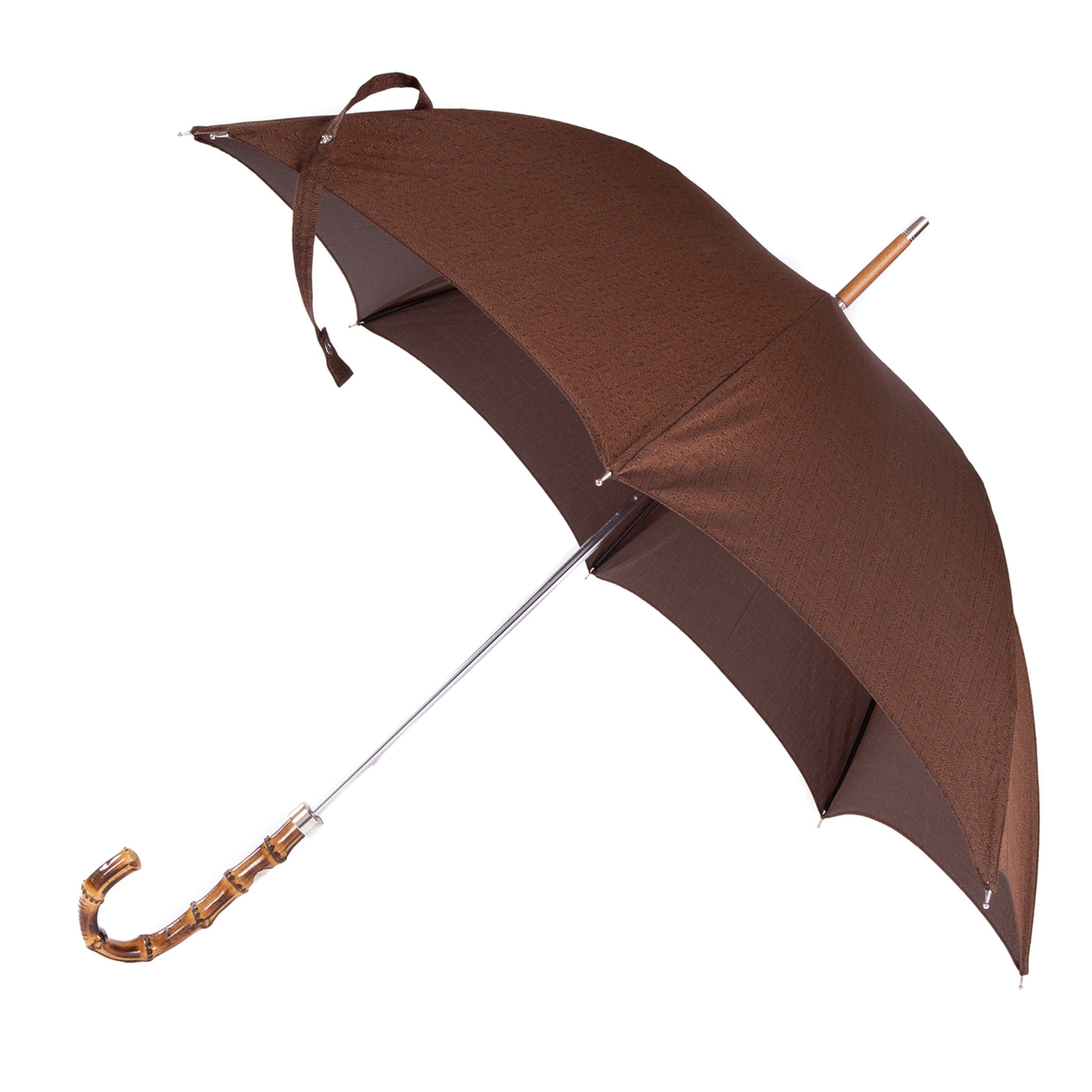 Brauner Damen-Regenschirm - Hauptansicht