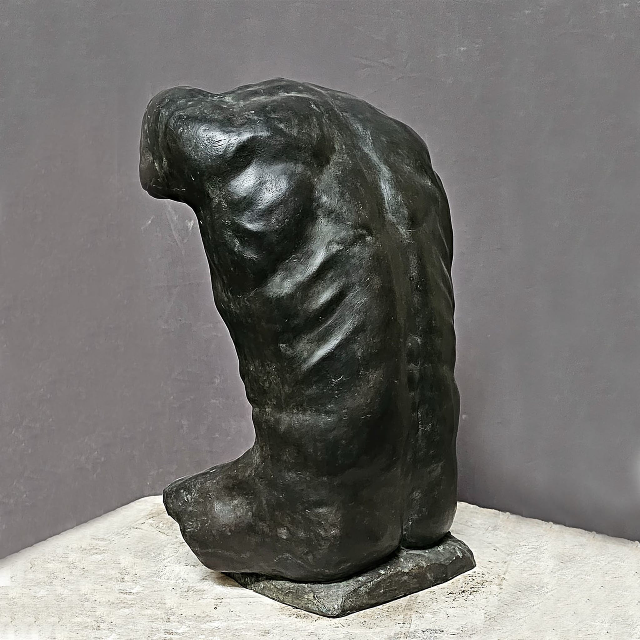 Alan Torso Bronze Sculpture - Alternative view 1