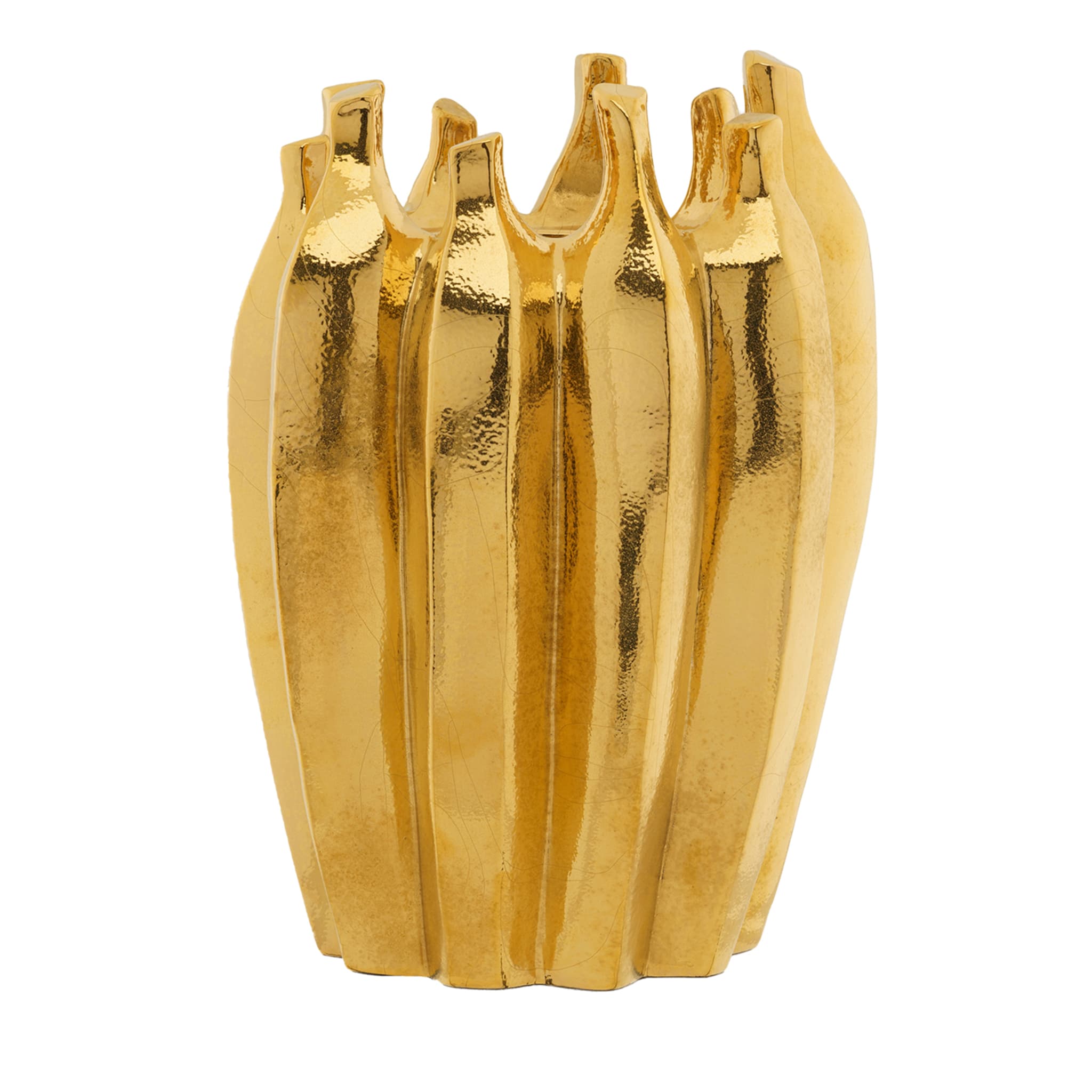 Thorn Tall Gold Vase - Main view