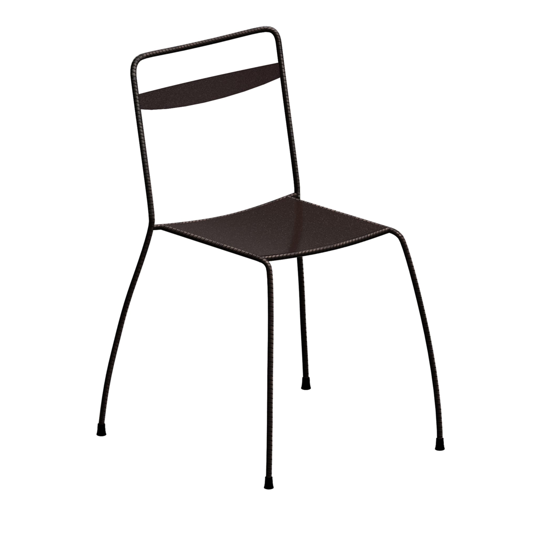 Tondella Brown Chair by Maurizio Peregalli - Main view