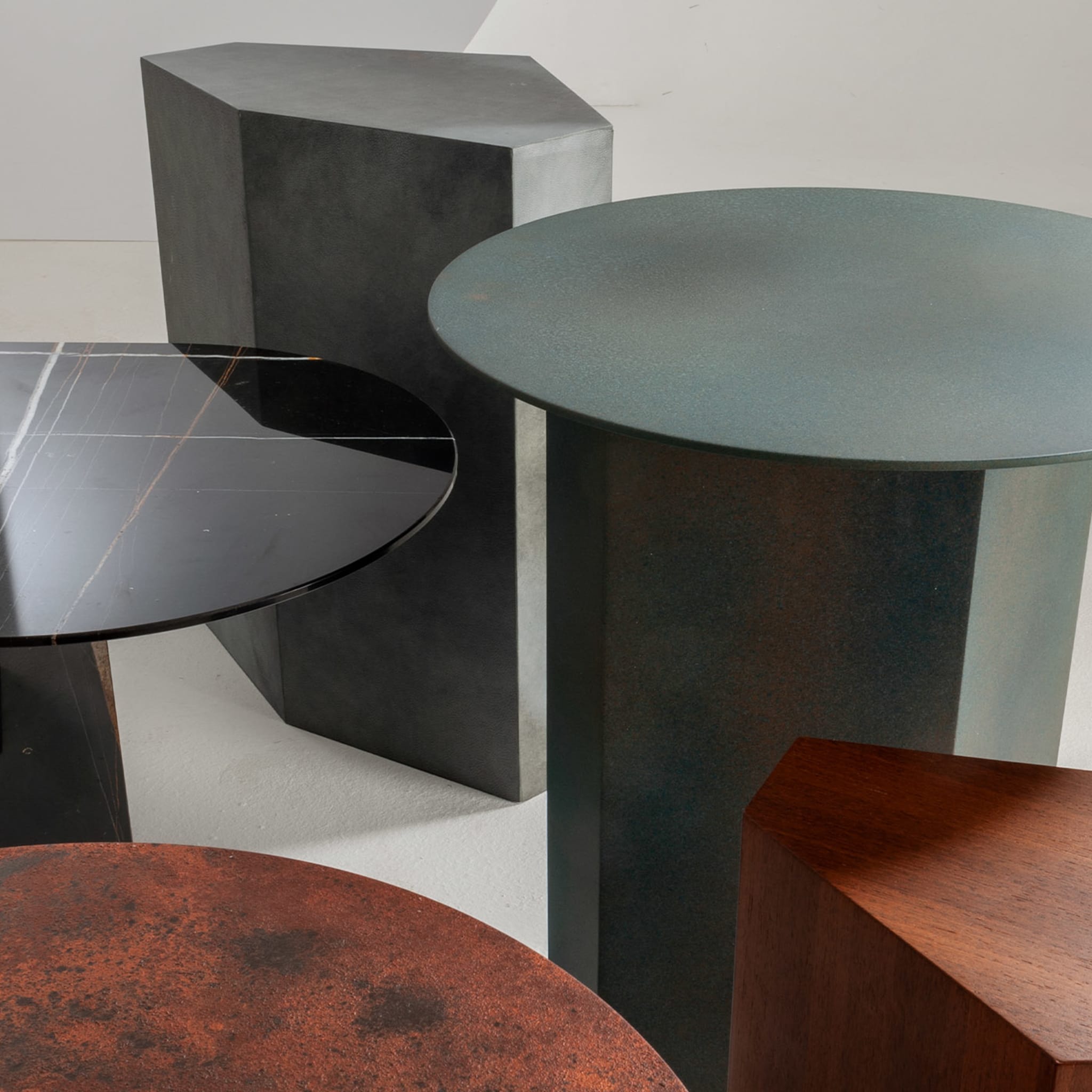 Imperfetto Copper Green Side Table - Alternative view 1