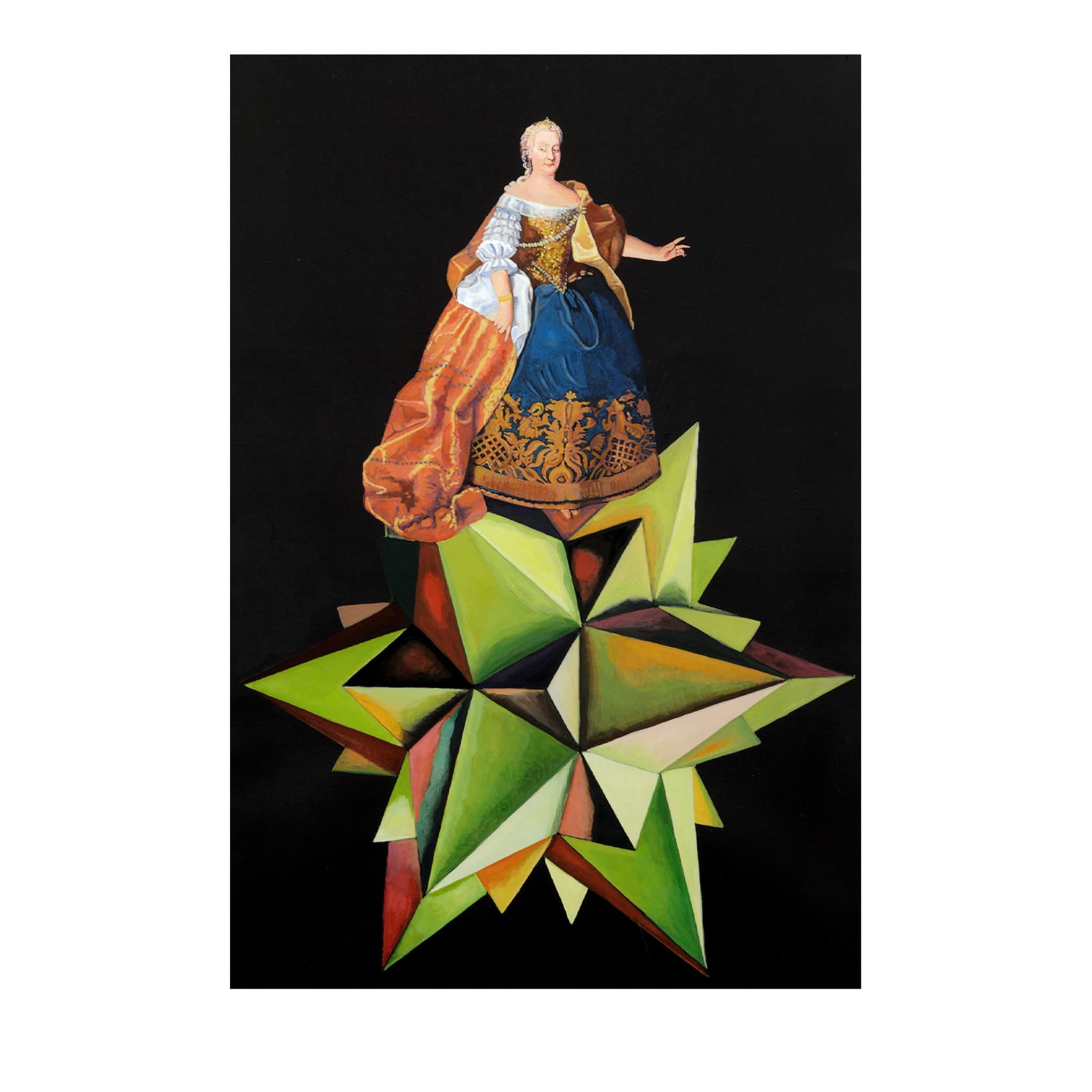 Marie-Thérèse d'Autriche - Peinture à la détrempe sur papier - Vue principale