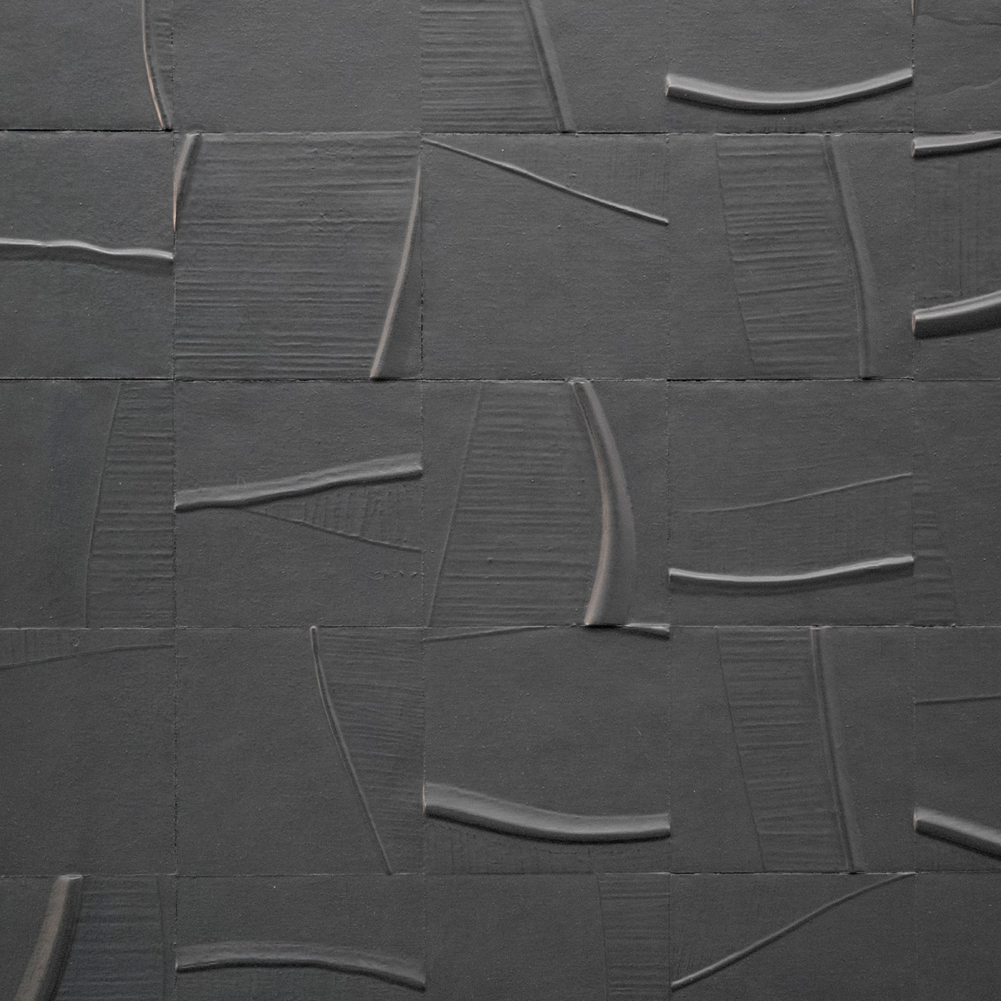 Satin Anthracite #2 Wallpaper TRACCE Collection - Alternative view 2