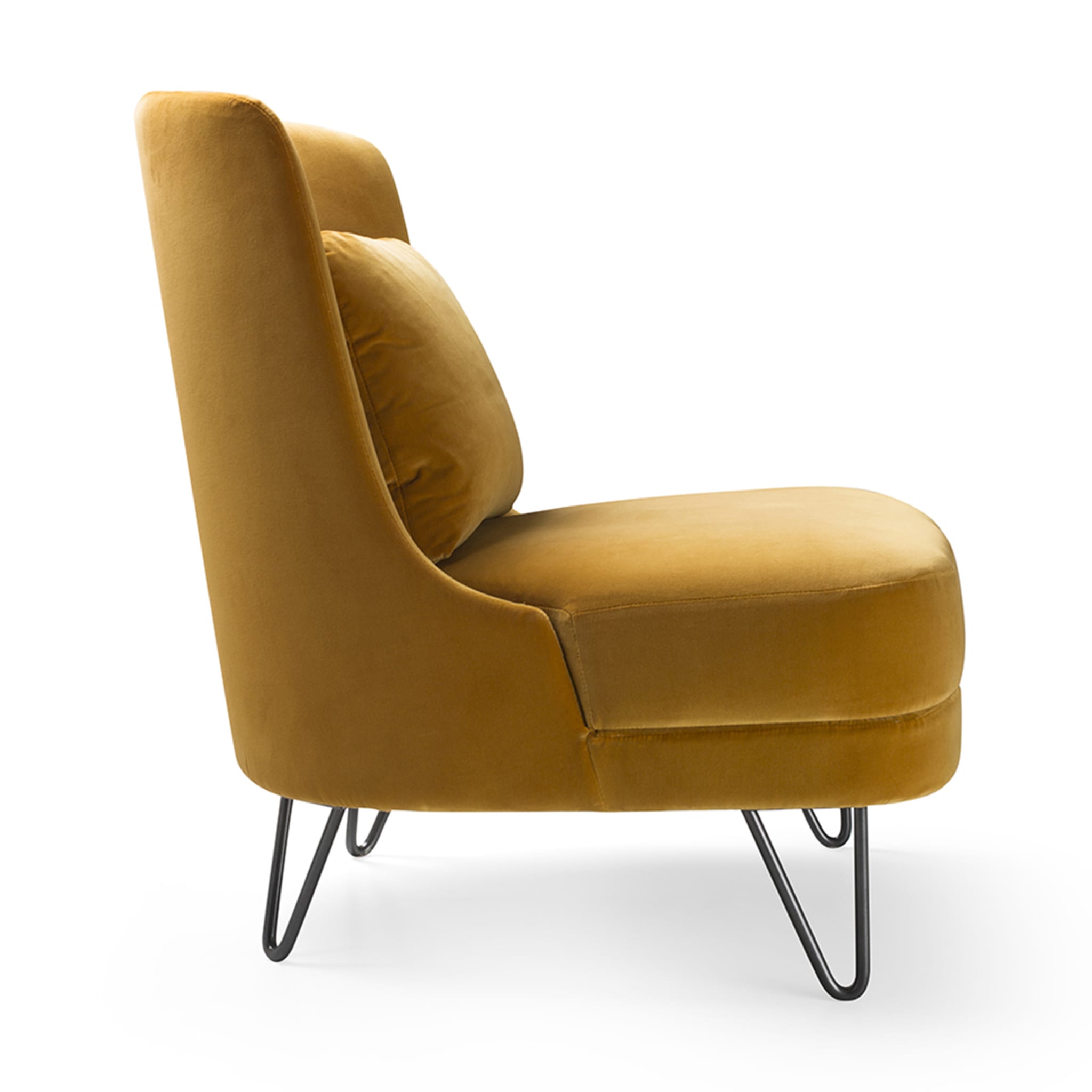 Chris Saffron-Yellow Lounge Chair - Alternative view 3
