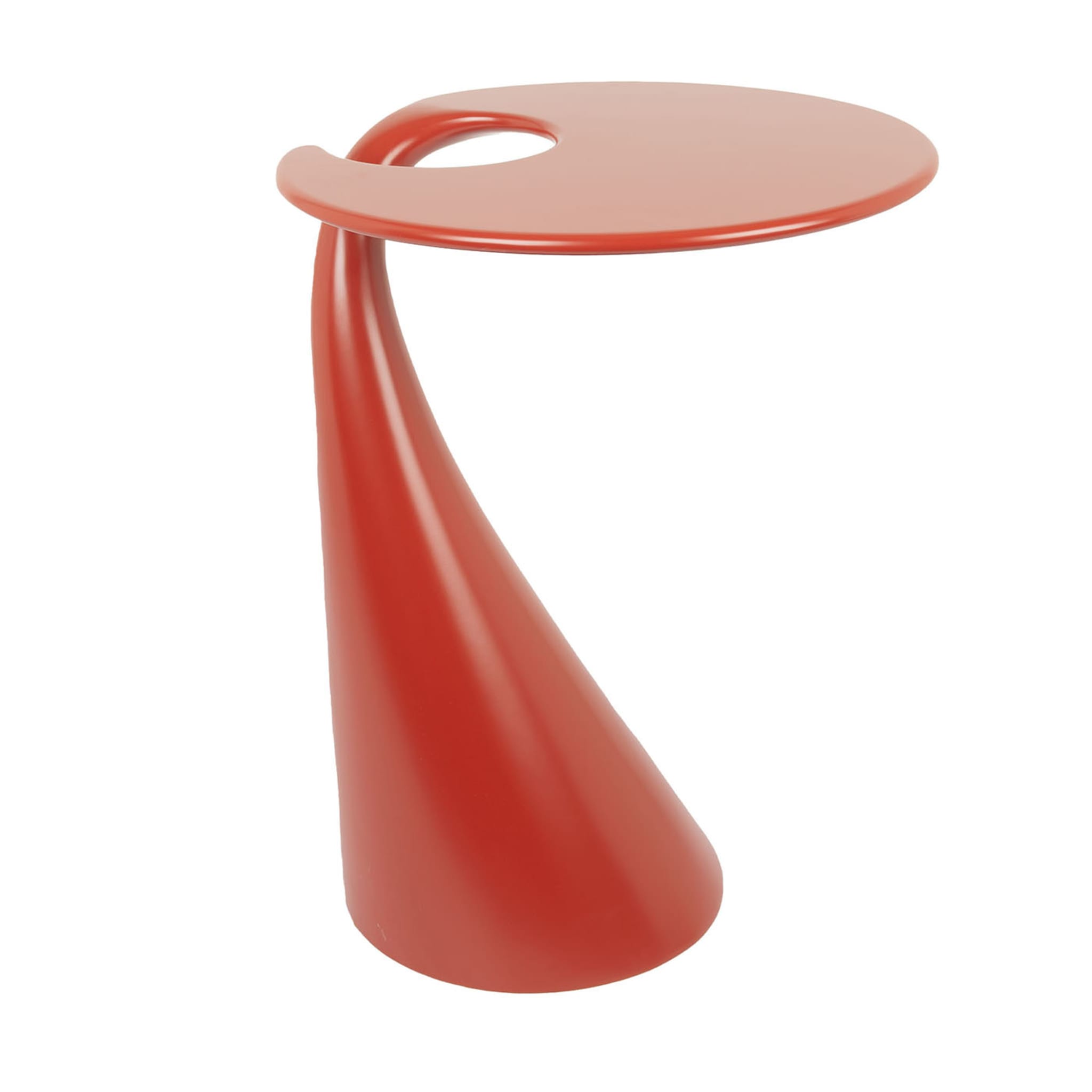 Table d'appoint rouge Milano - Vue principale
