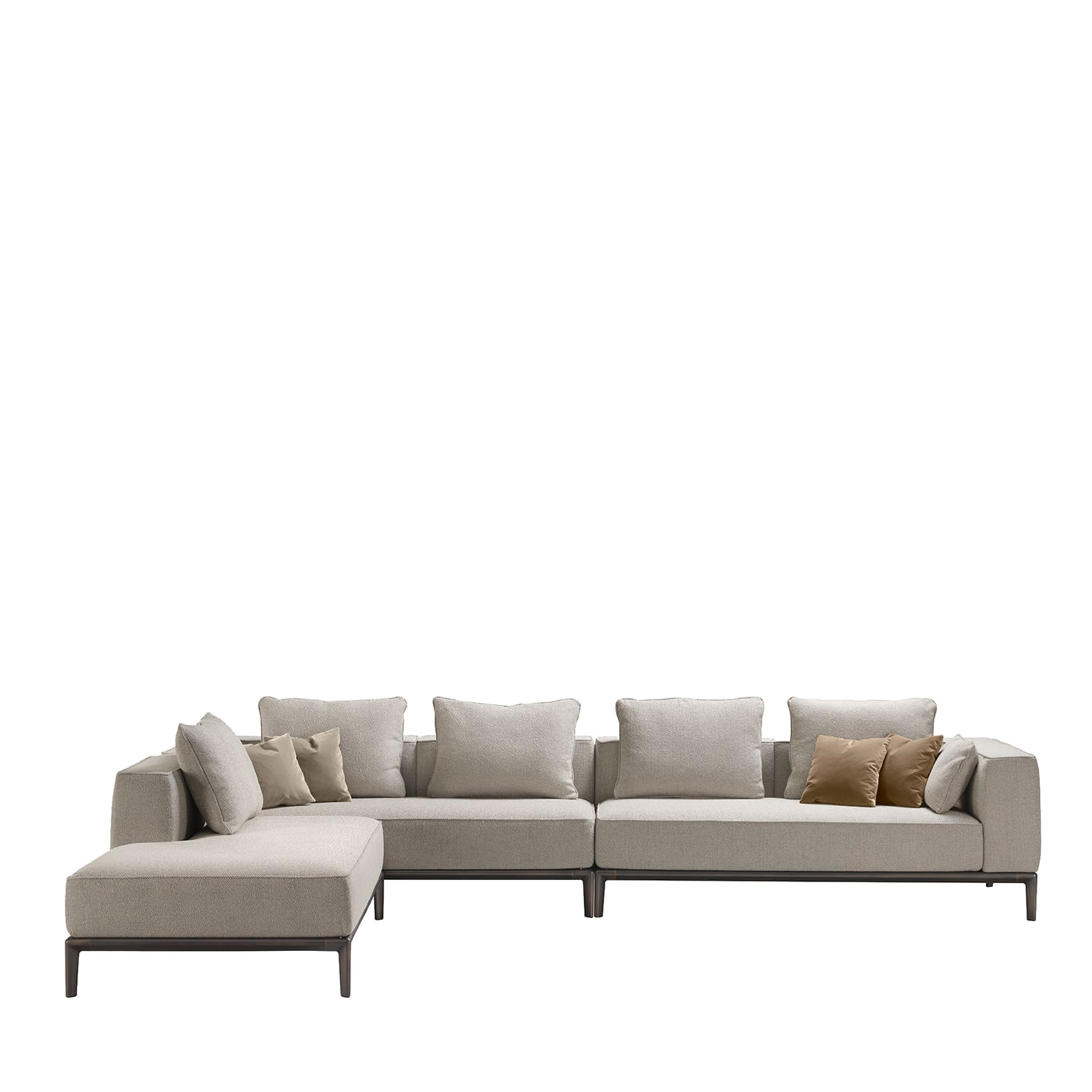 Milo Angular Off-White Sofa by Stefano Giovannoni - Main view