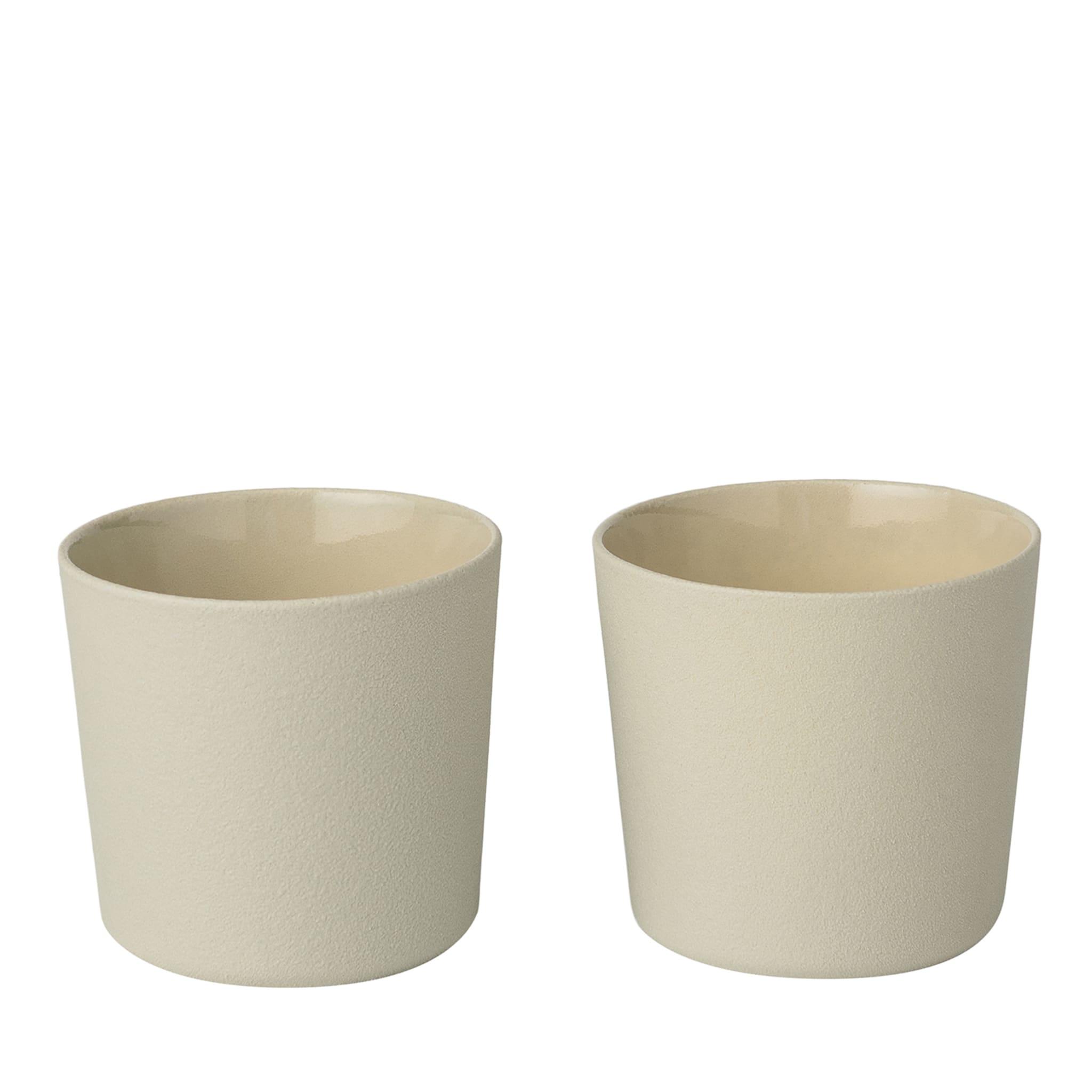 Set of 2 Small Ceramic  Cups  - Main view