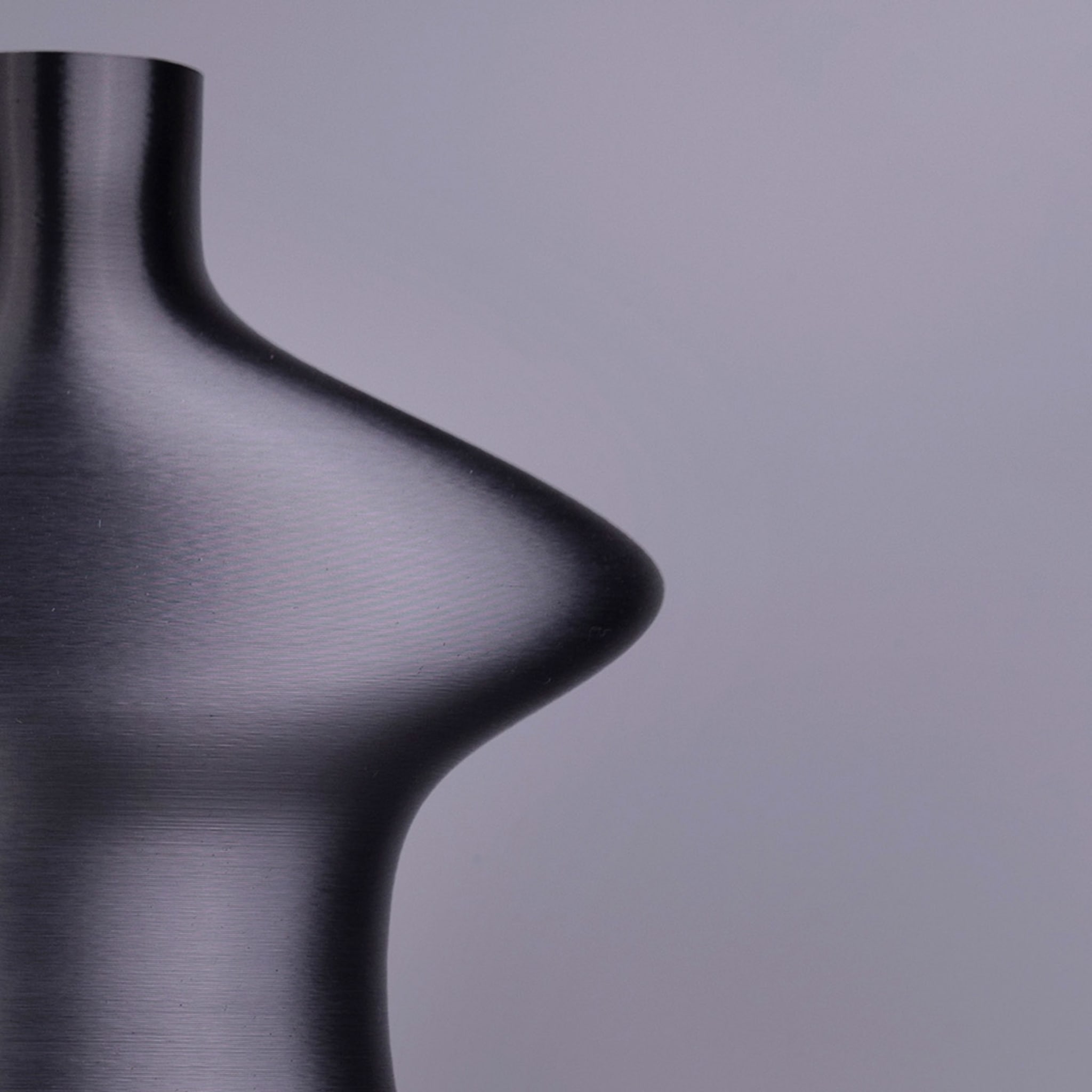 Vase-sculpture Altair noir  - Vue alternative 3