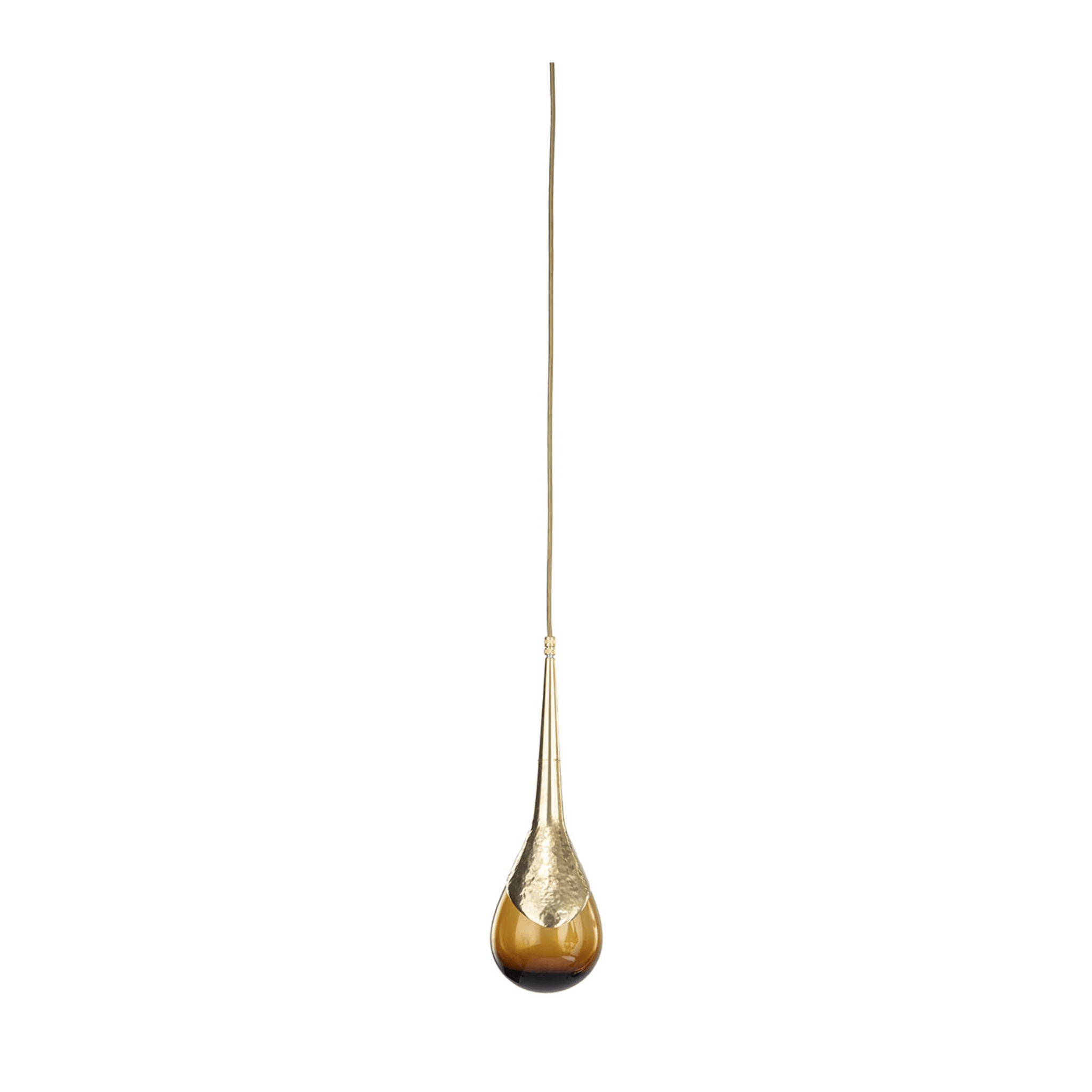 Hammered Brass Pendant Lamp - Main view