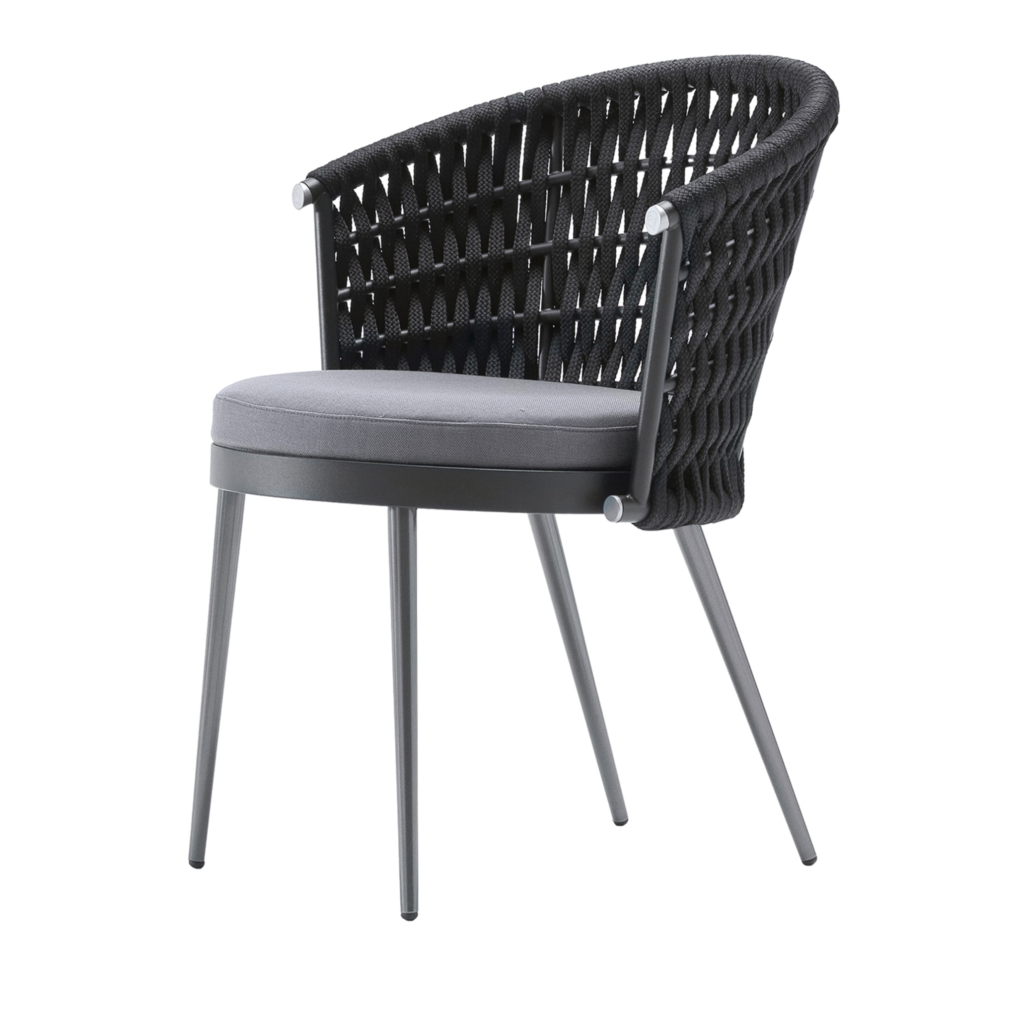 Black Outdoor fabric Chair - Main view