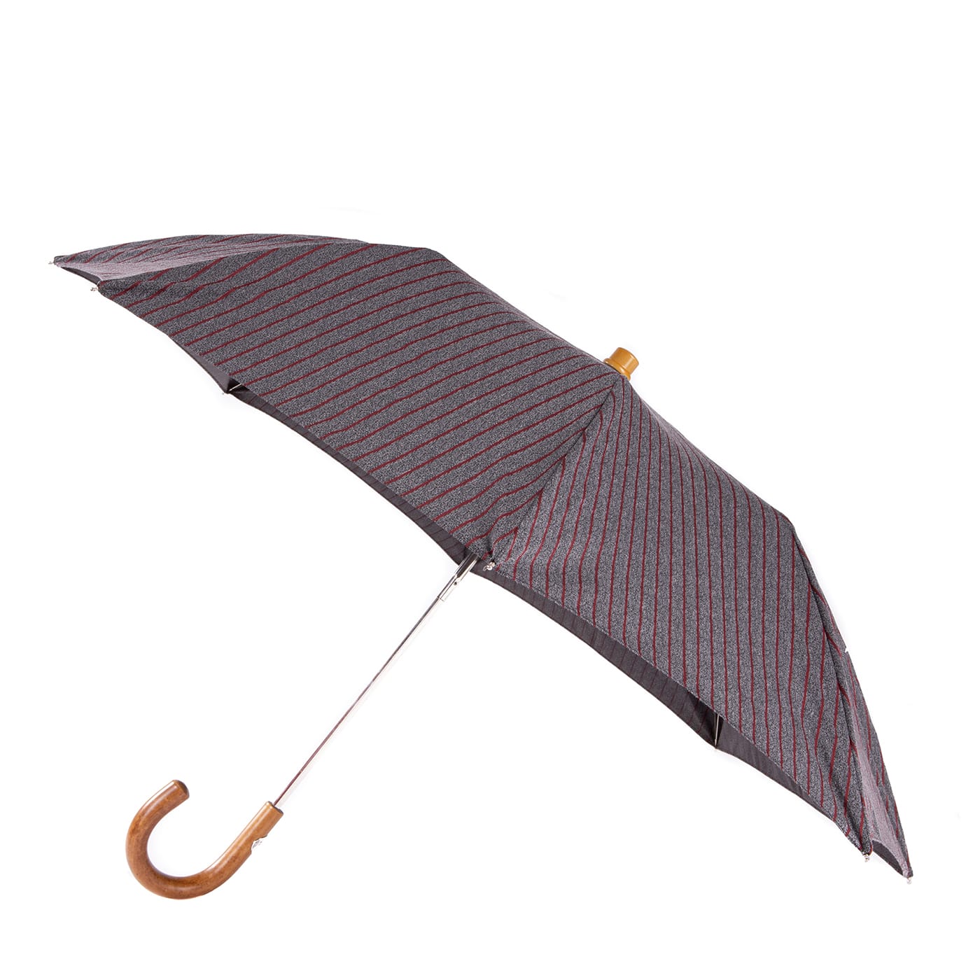 Gray Foldable Umbrella - Francesco Maglia Milano