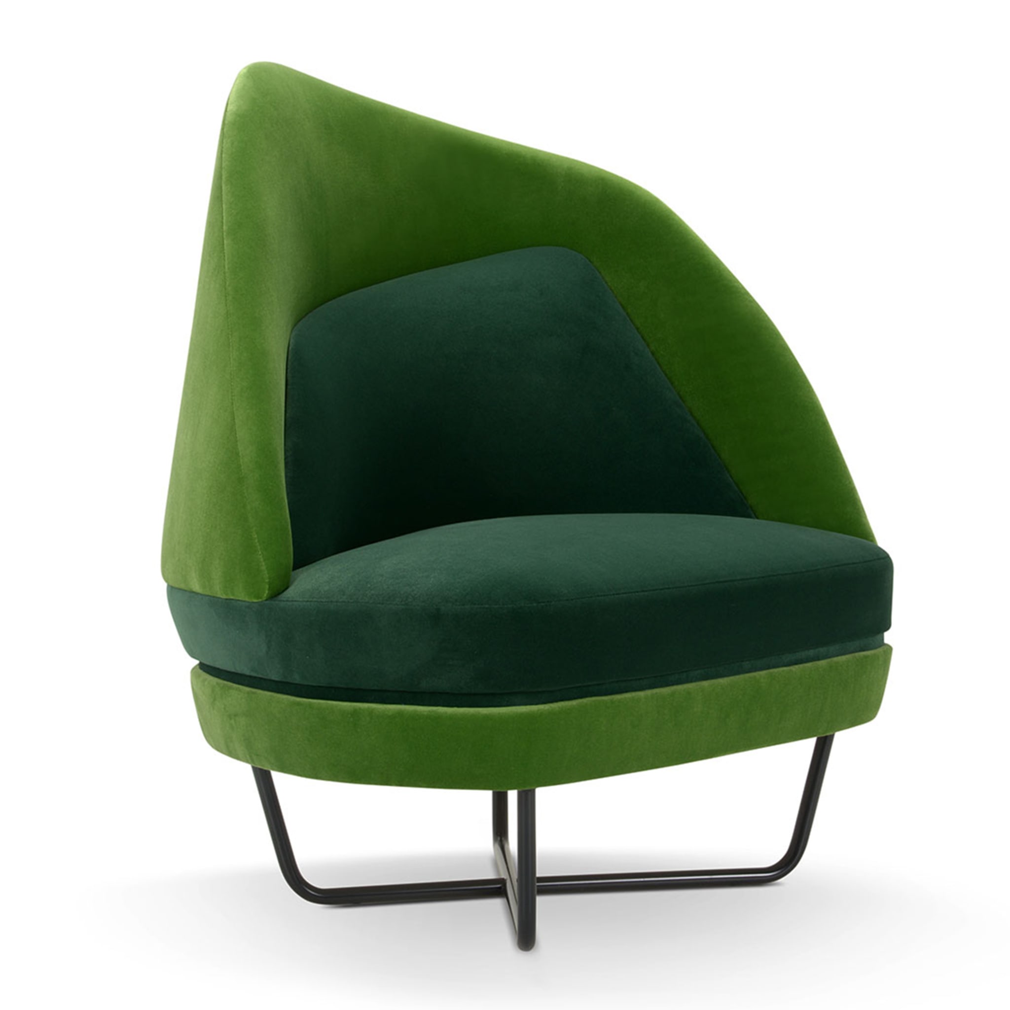 Bixib Green Armchair by Luca Alessandrini - Alternative view 1