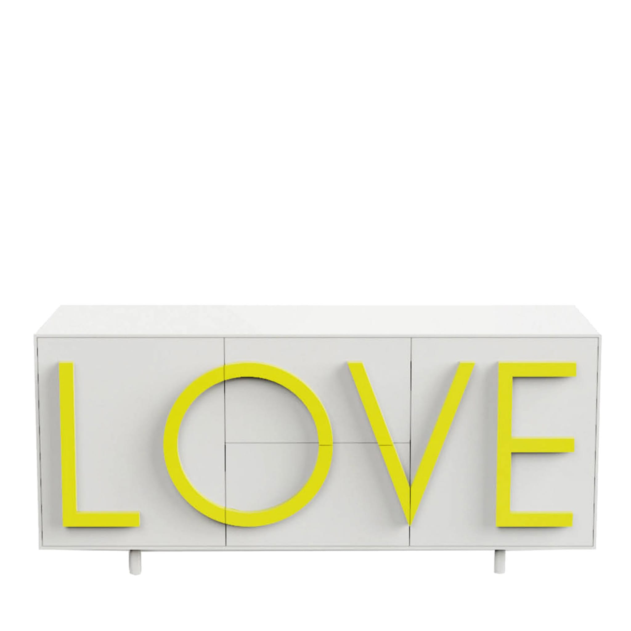 Love Small White & Yellow Sideboard by Fabio Novembre - Main view