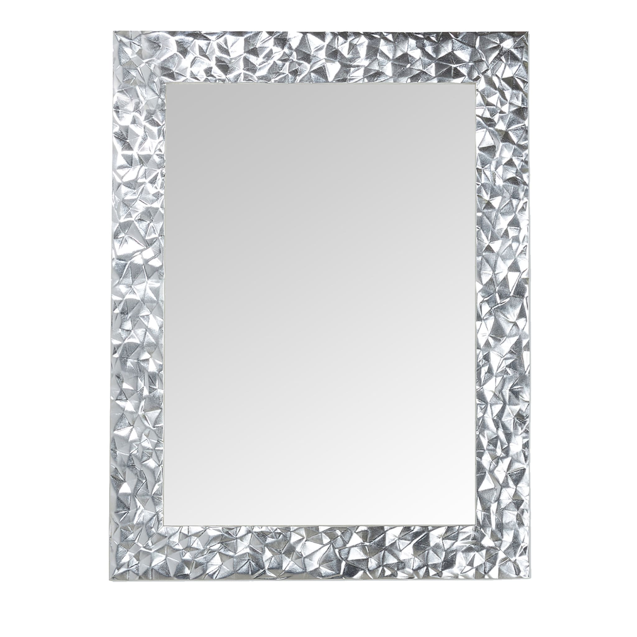 Specchio da parete rettangolare Vega in argento - Vista principale