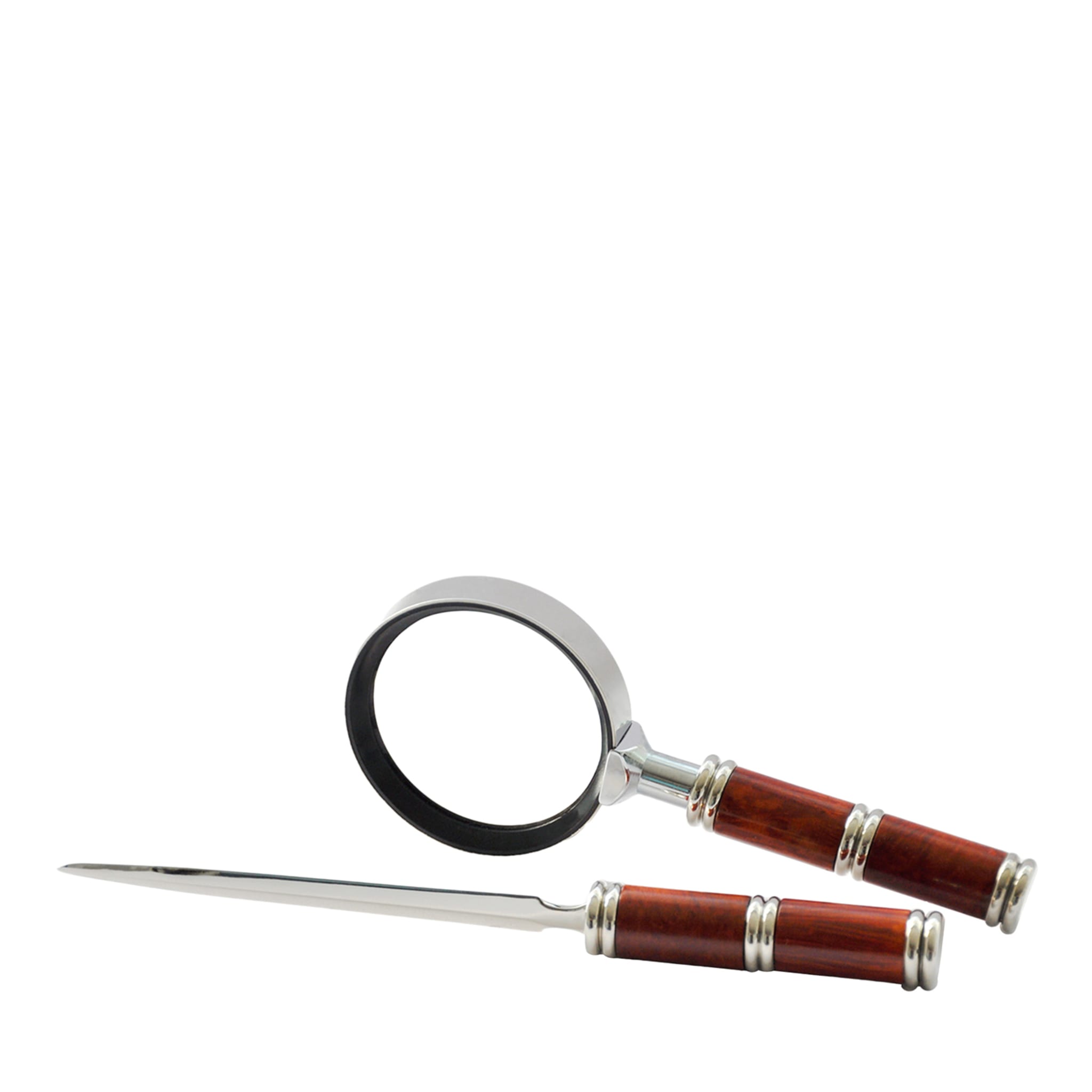 Heather Briar Set of Magnifying Glass and Paper Knife by N. Basso - Main view