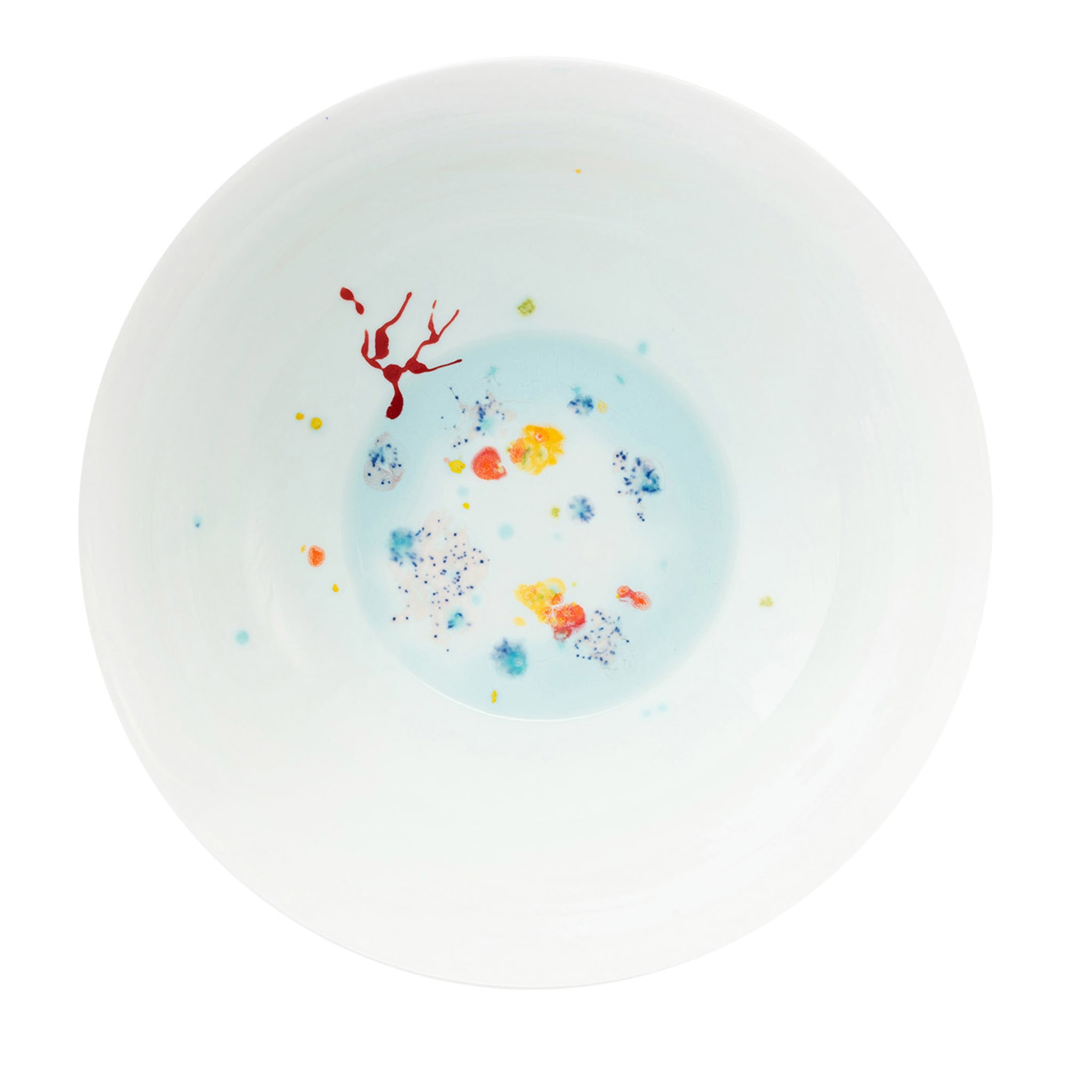 Blue Seabed Soup Plate - Main view