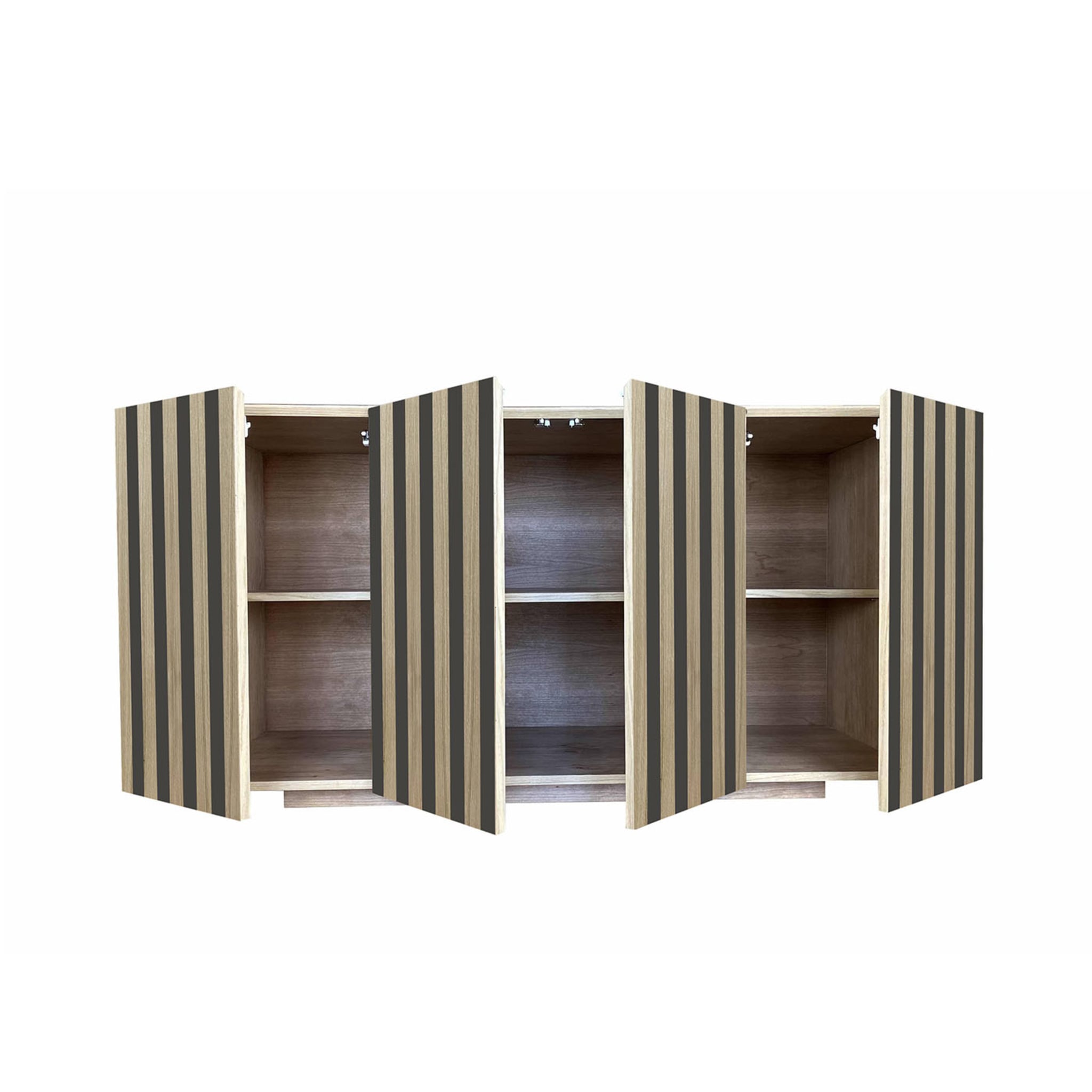 Md1 4-Door Striped Sideboard by Meccani Studio - Alternative view 4
