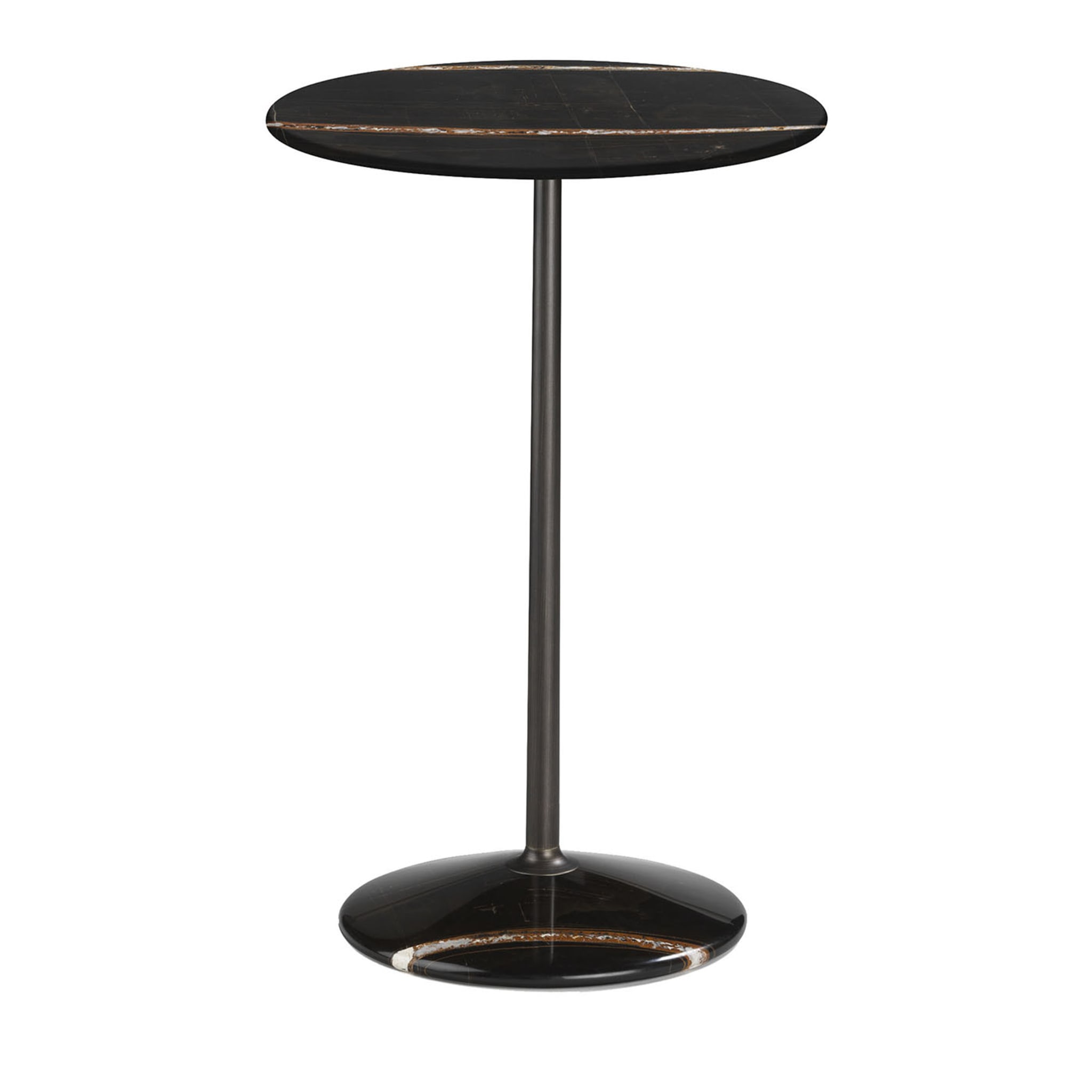 Arnold Table haute en marbre noir - Vue principale