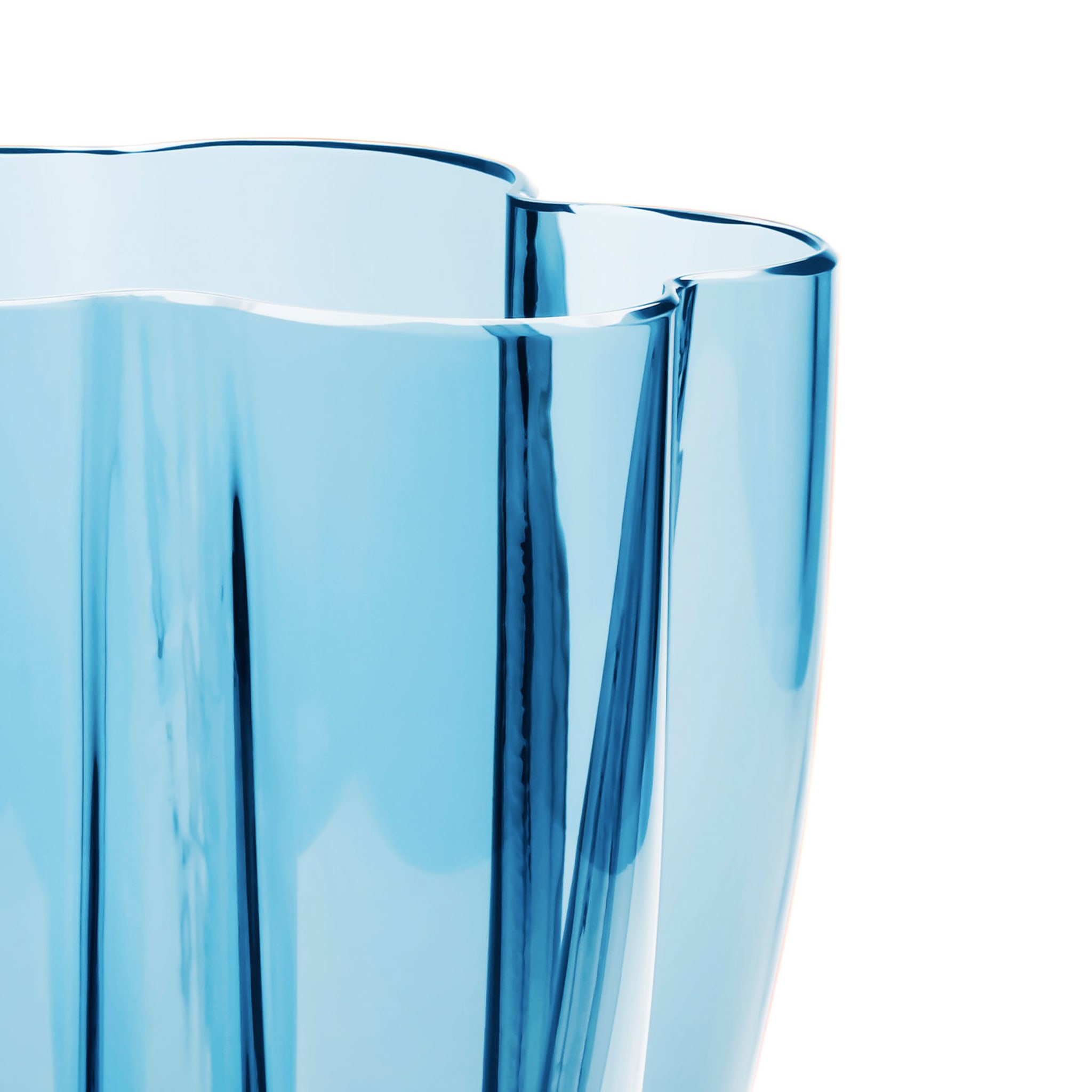 Petalo Deep Blue Small Vase - Alternative view 1