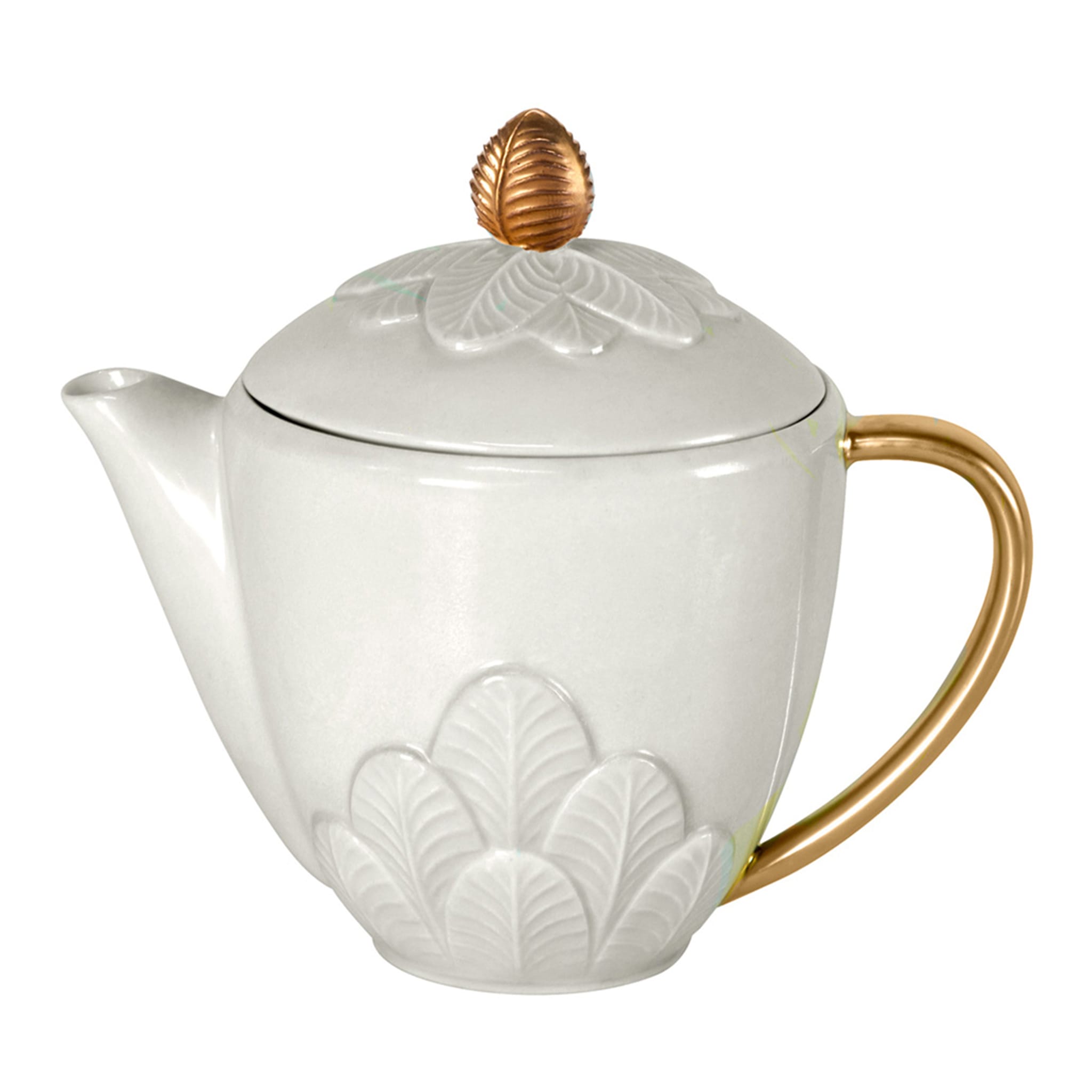 PEACOCK CREAMER - WHITE AND GOLD - Main view
