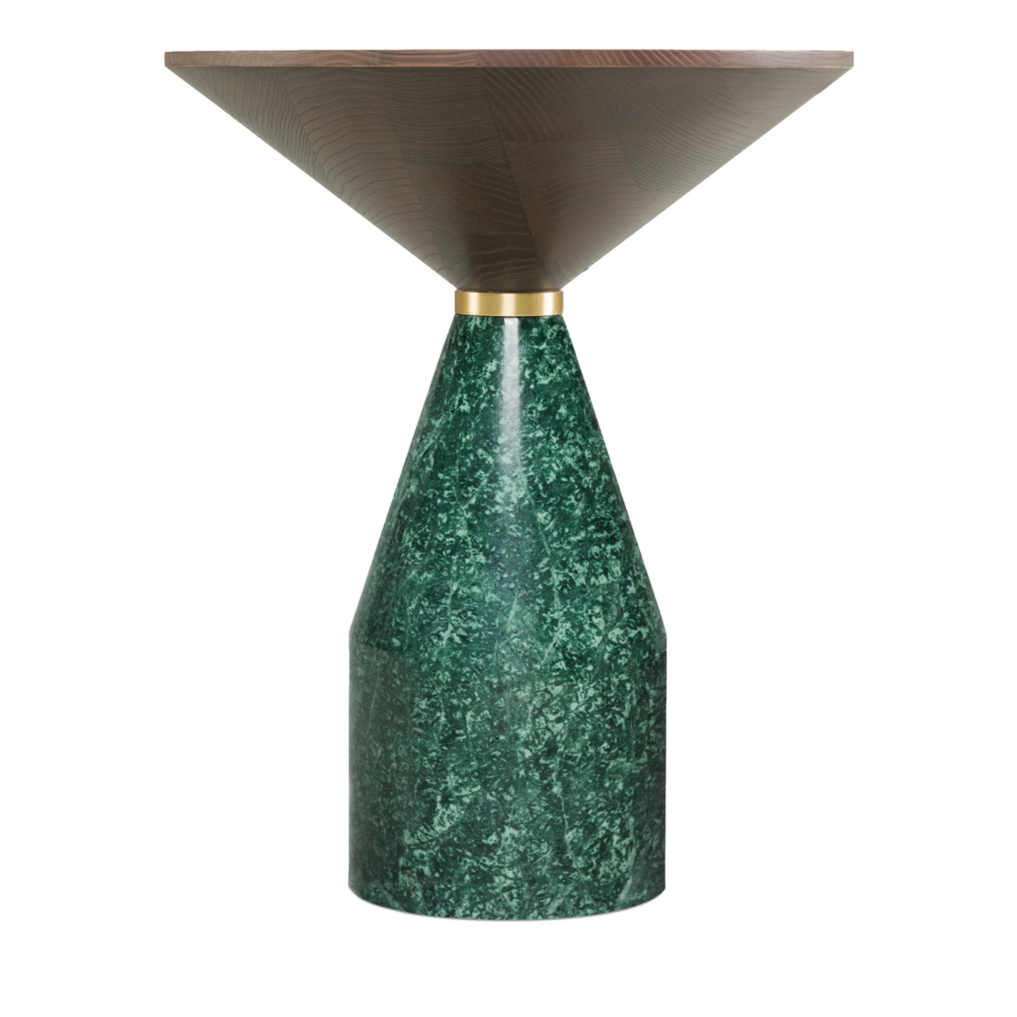 Petite table en marbre vert Cino - Vue principale