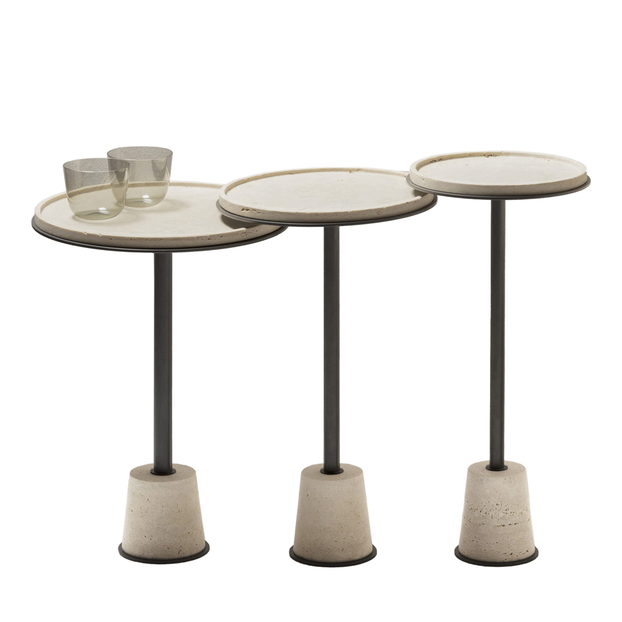 Sorrento Marble Side Tables - Marble - Main view