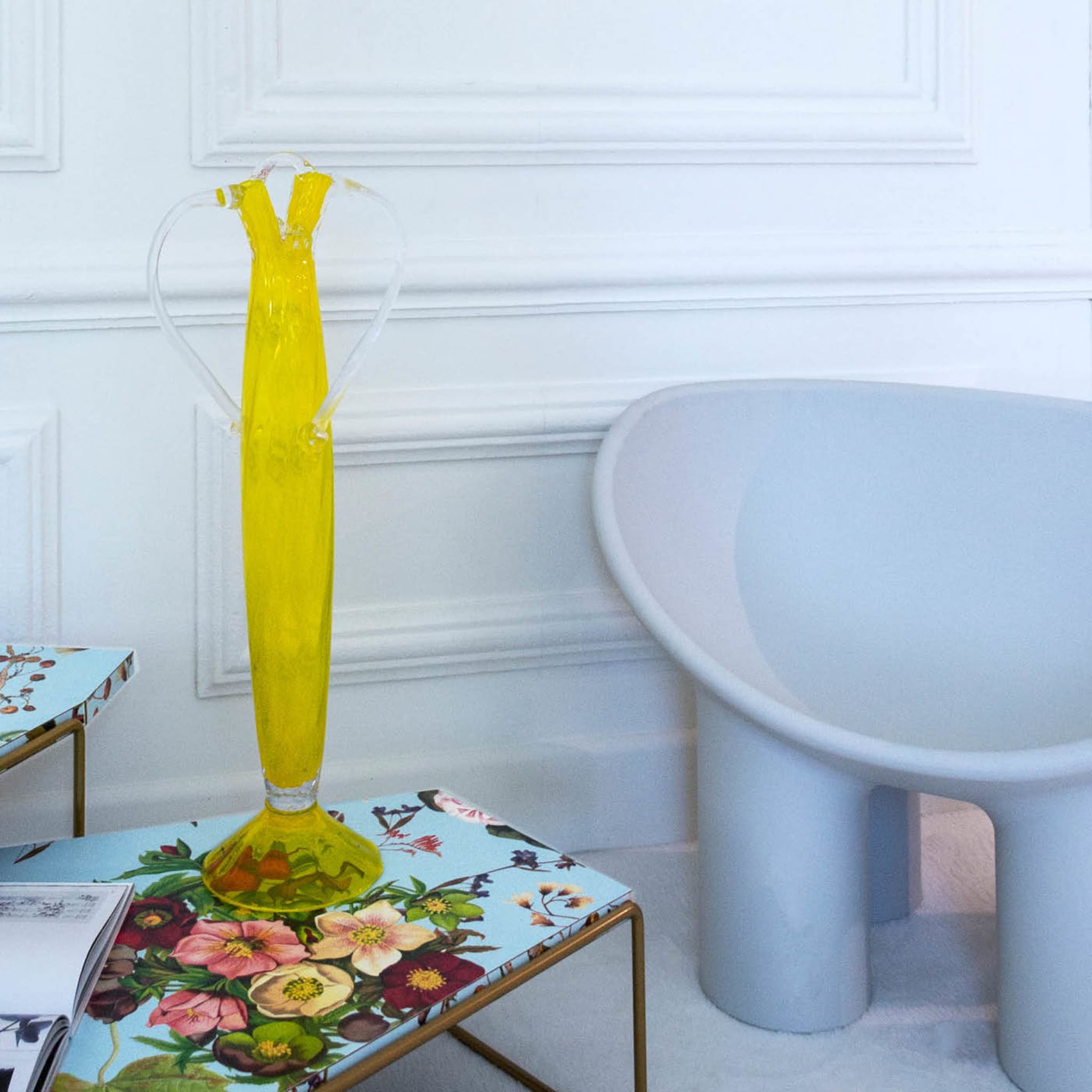 Argencourt Yellow & Transparent Vase by Borek Sipek - Alternative view 1