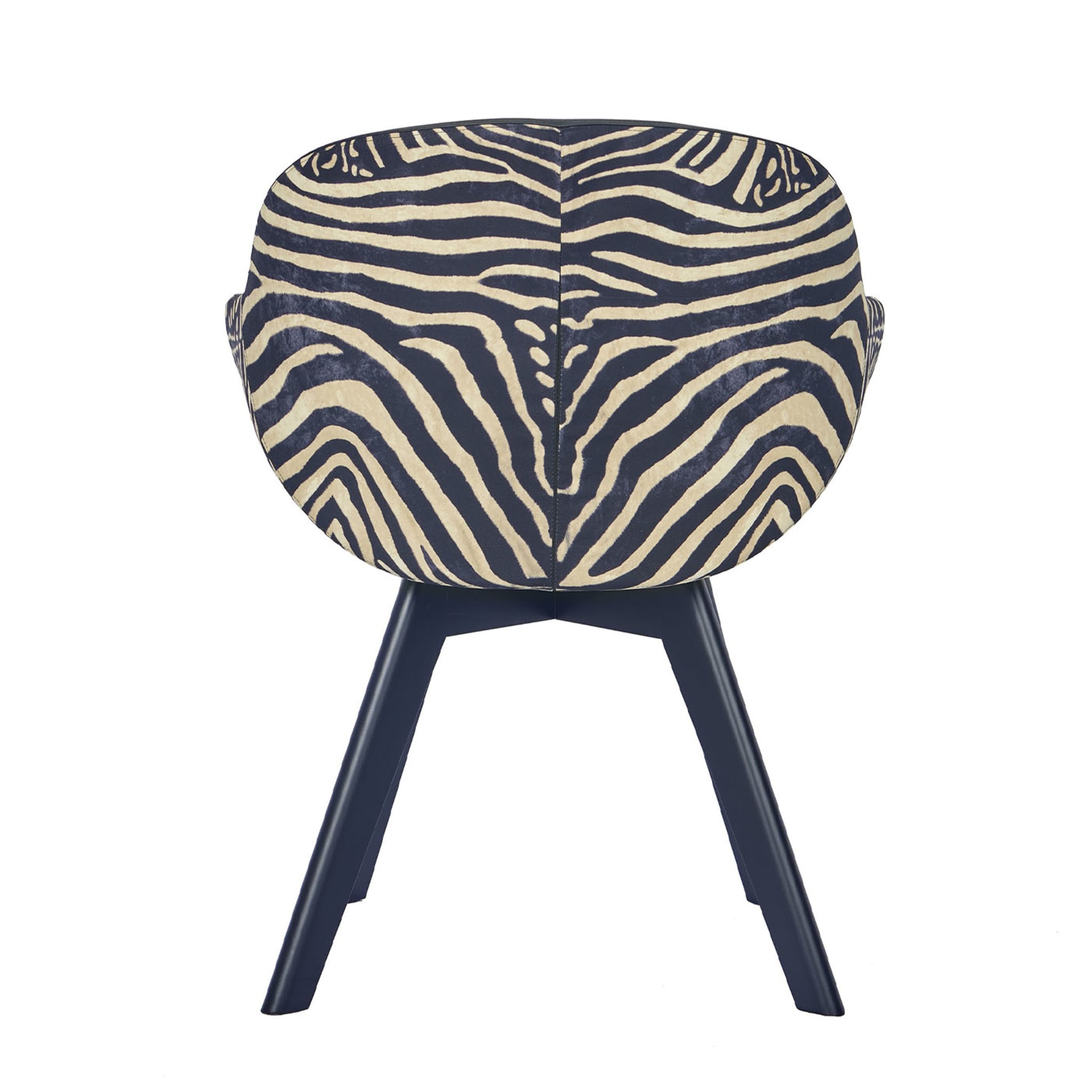 Kiros Lup Zebra-Striped Lounge Chair - Alternative view 1