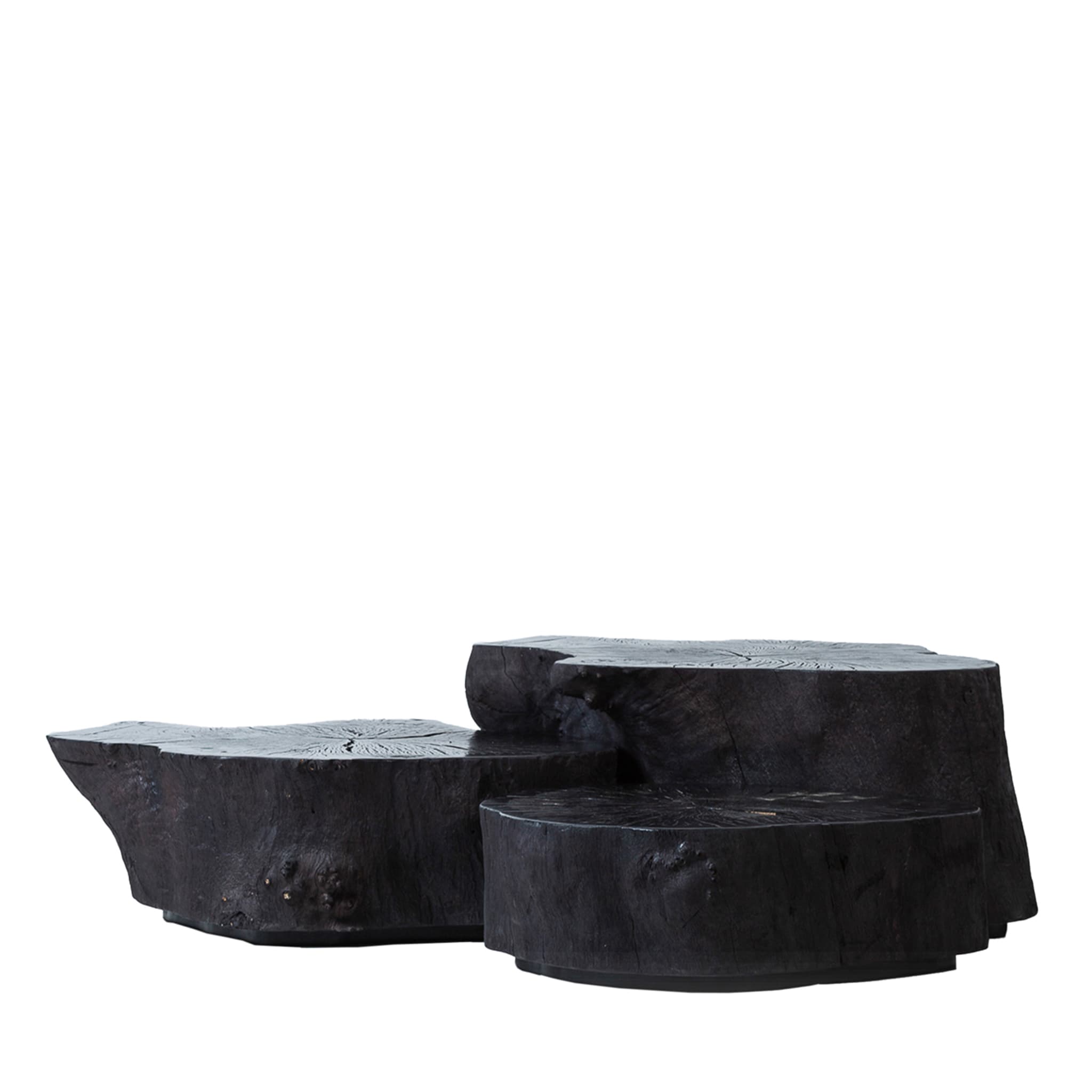 Tertium Set of 3 Black Coffee Tables - Main view