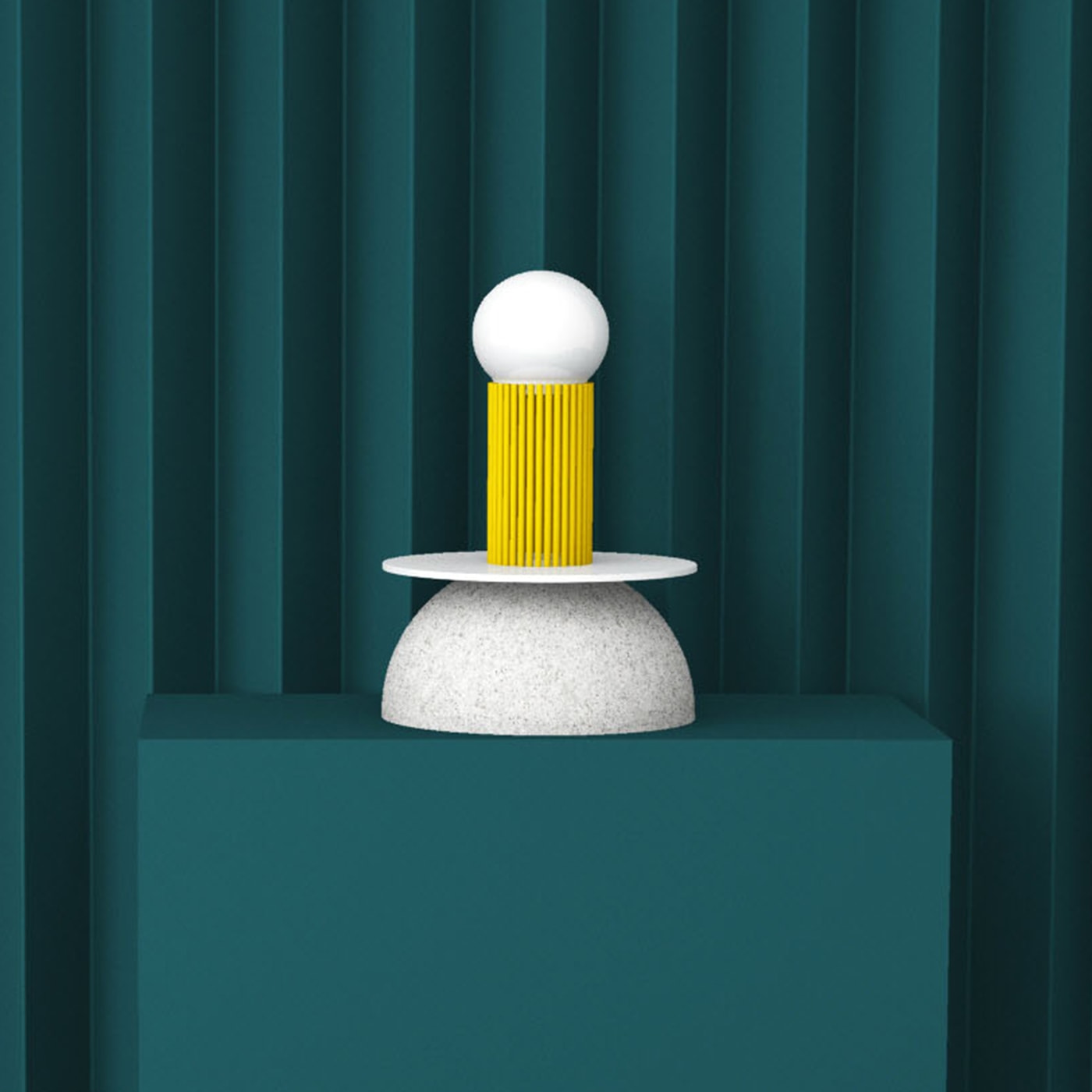 Rivelarsi Yellow Table Lamp - Nunzia Ponsillo