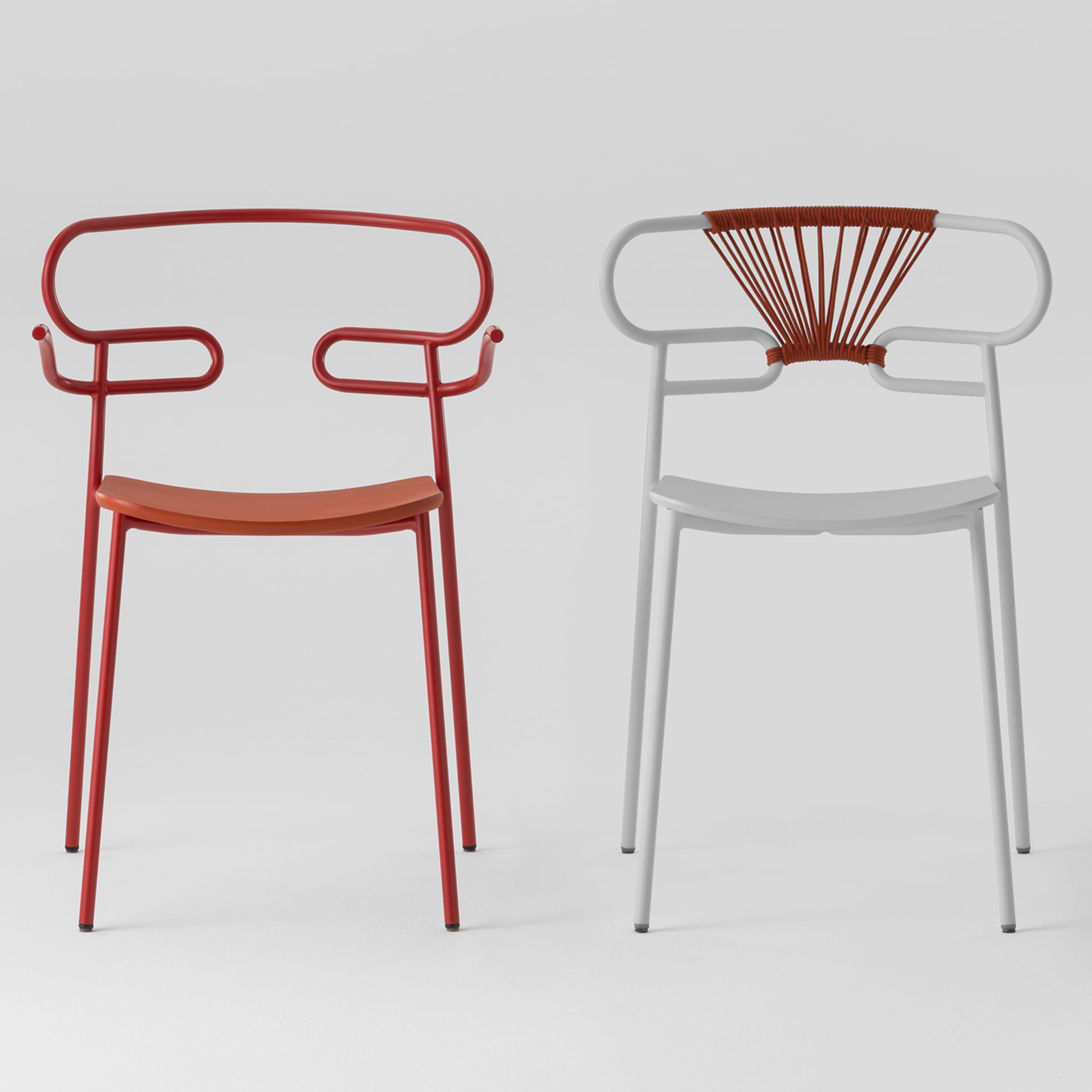 Genoa Red Armchair by Cesare Ehr - Alternative view 1