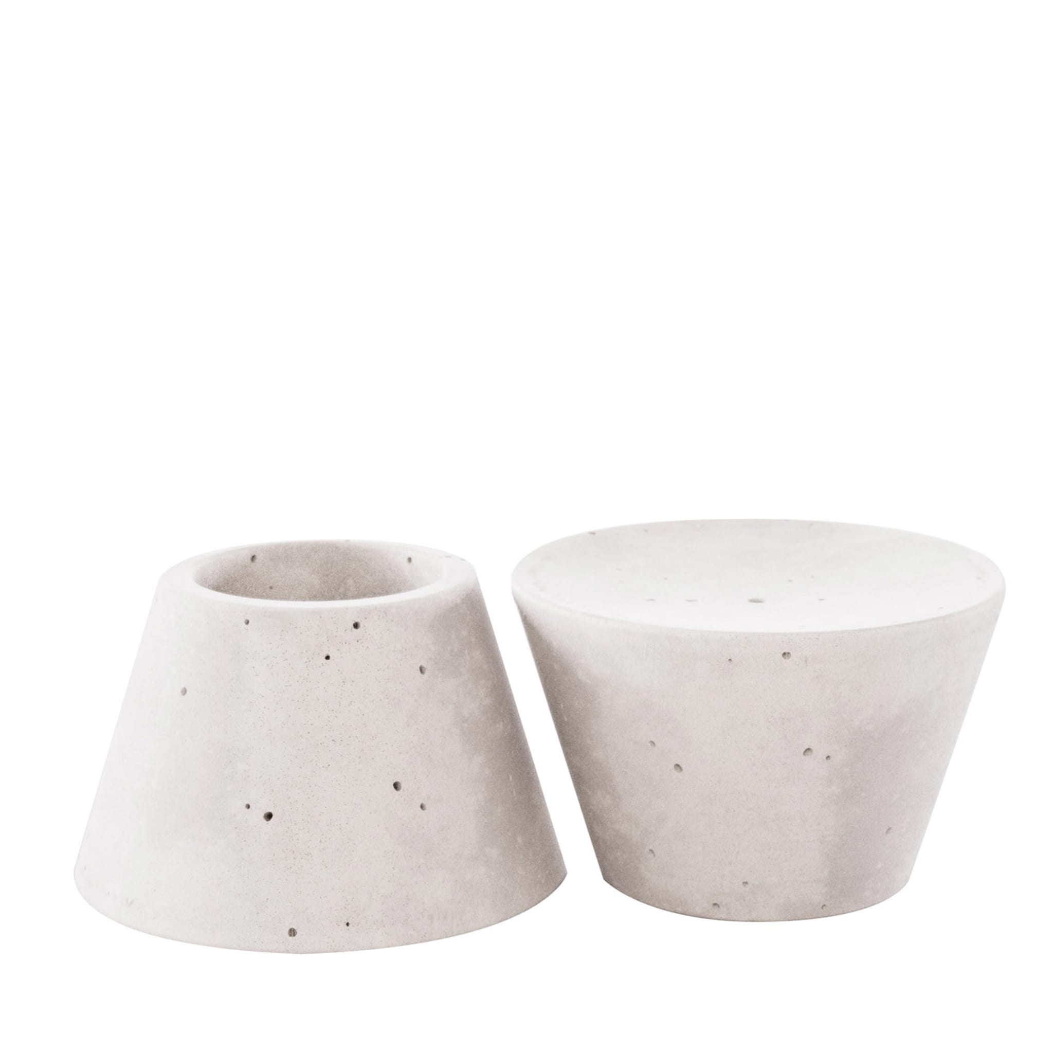 Etna White Candle Holder - Main view
