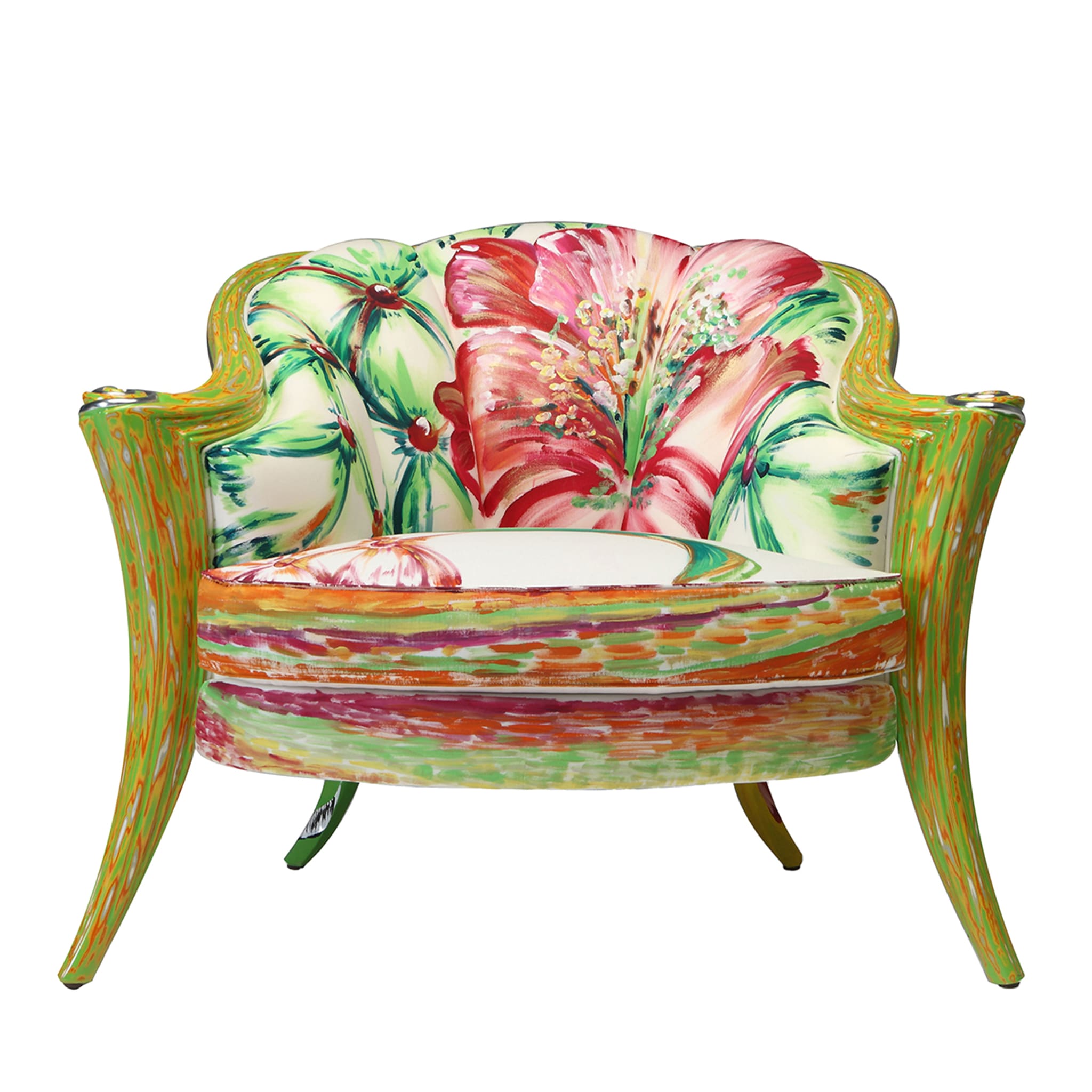 Flower armchair hot sale