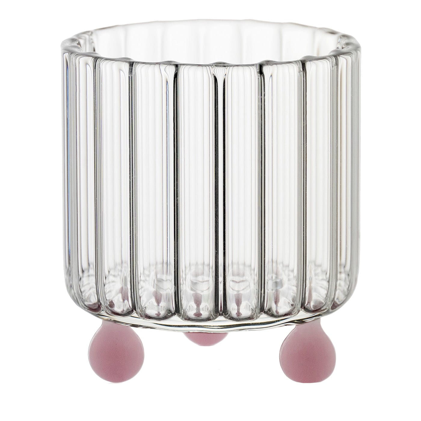 High Spirits Pink Lowball Glass - Agustina Bottoni