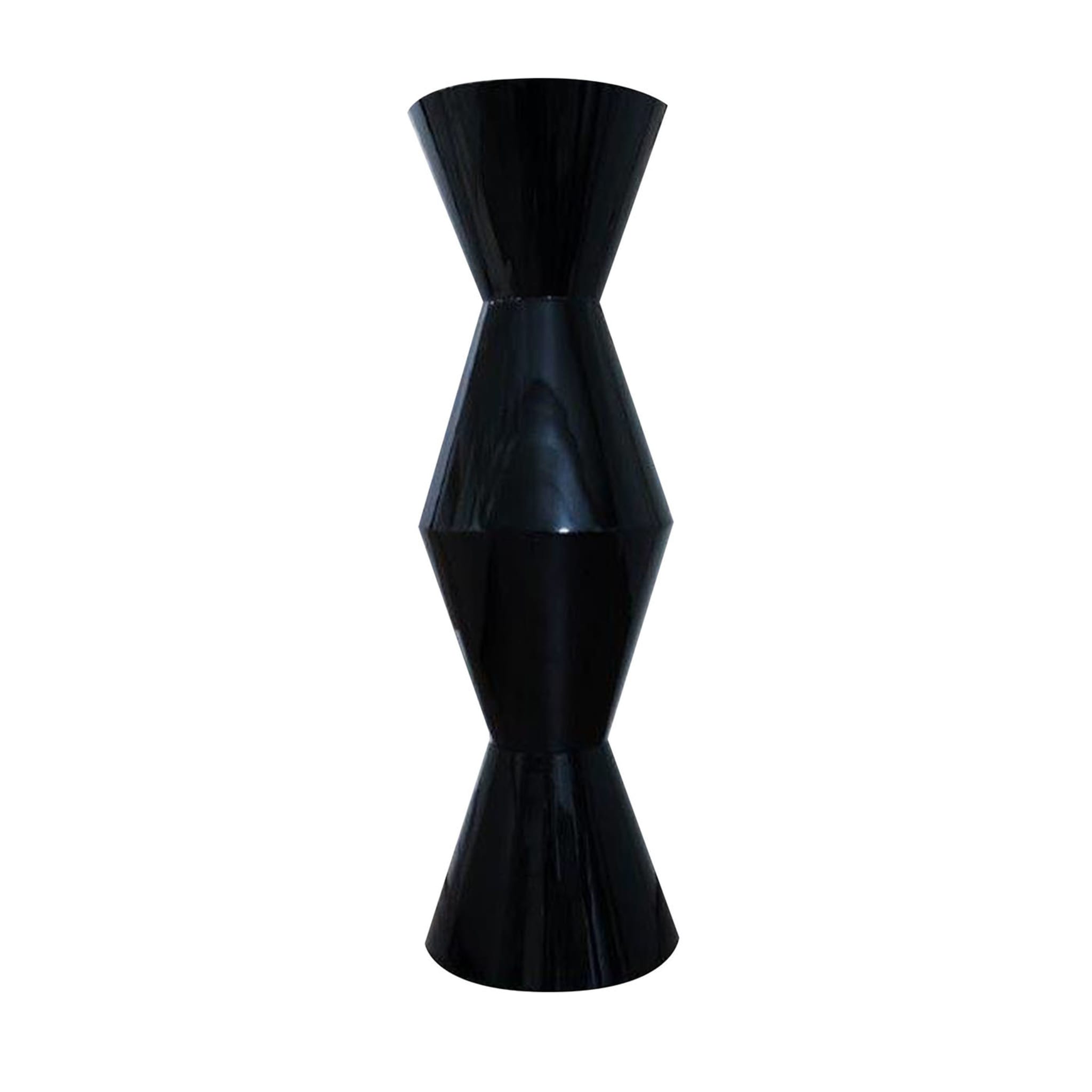 FoRMA Vaso nero Poliedro di Simone Micheli - Vista principale