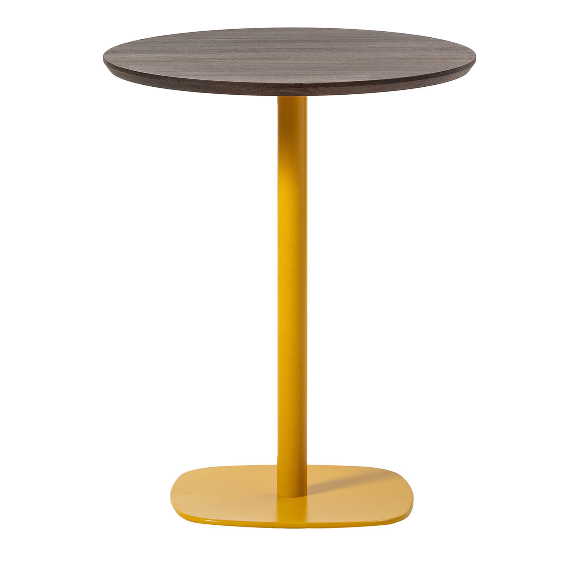 0533-1 Table d'appoint ronde jaune - Vue principale