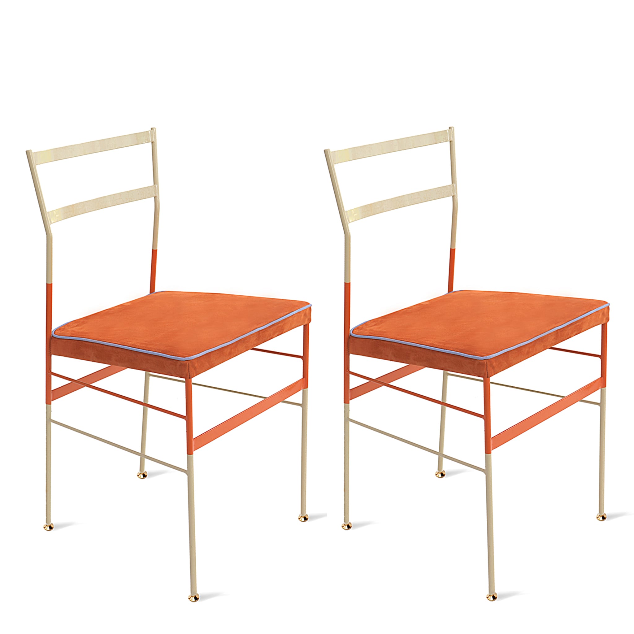 Set of 2 Pontina Mandarino Chairs - Alternative view 4