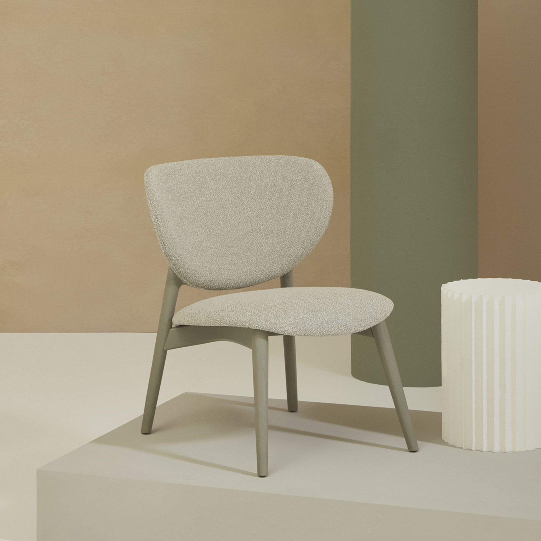 Fleuron 203 Gray Ash Lounge Chair by Constance Guisset - Alternative view 2