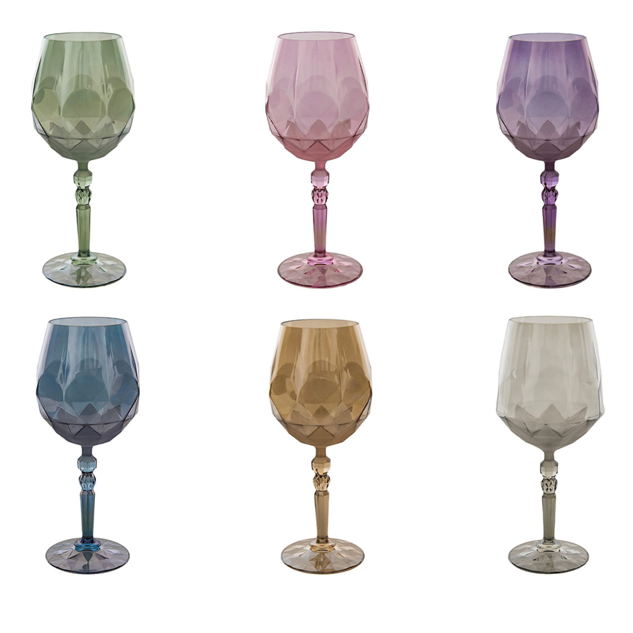 Alkimia 03 Set of 6 Wine Goblets - Main view