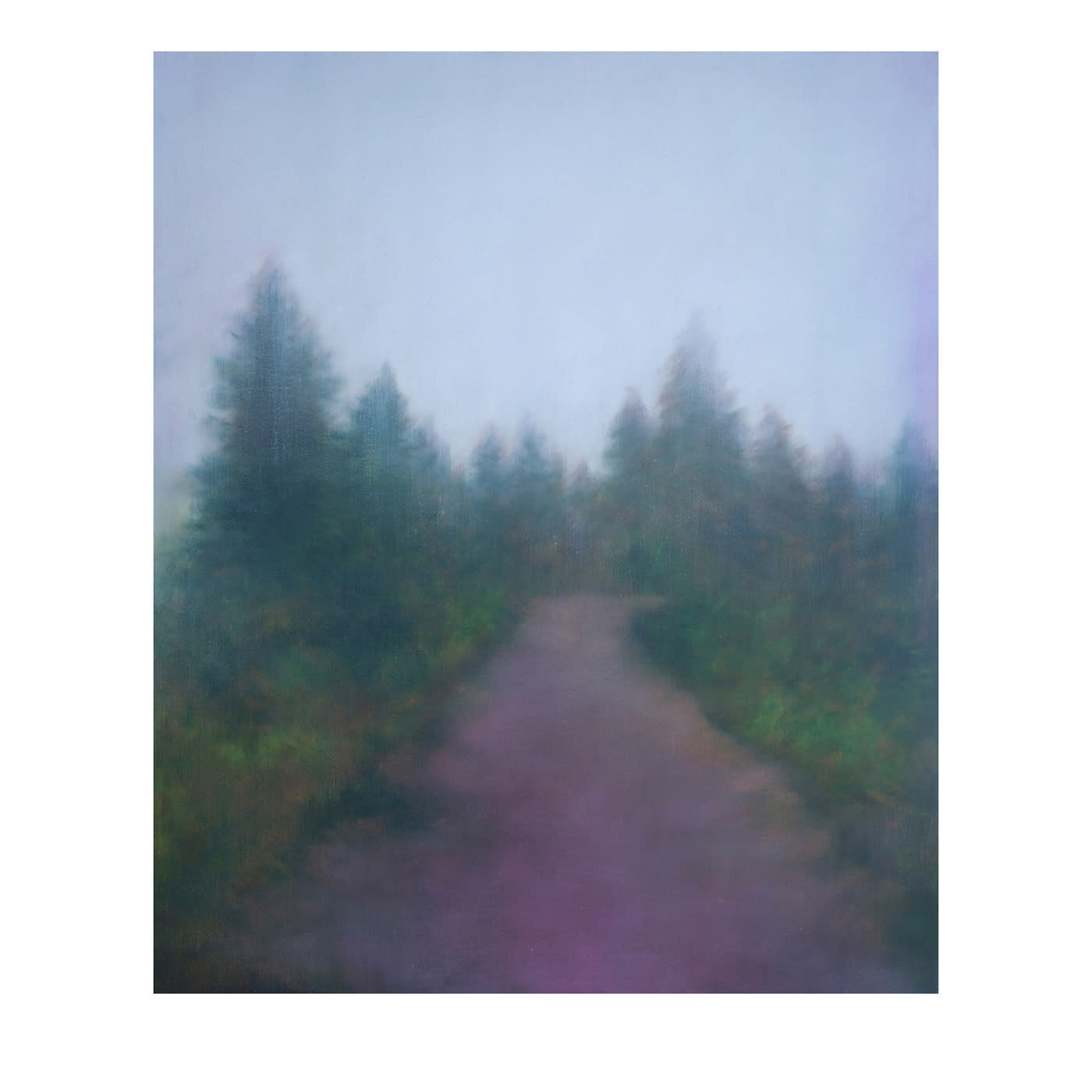 Violet Wood Painting [free shipping] Samantha Torrisi - Artemest