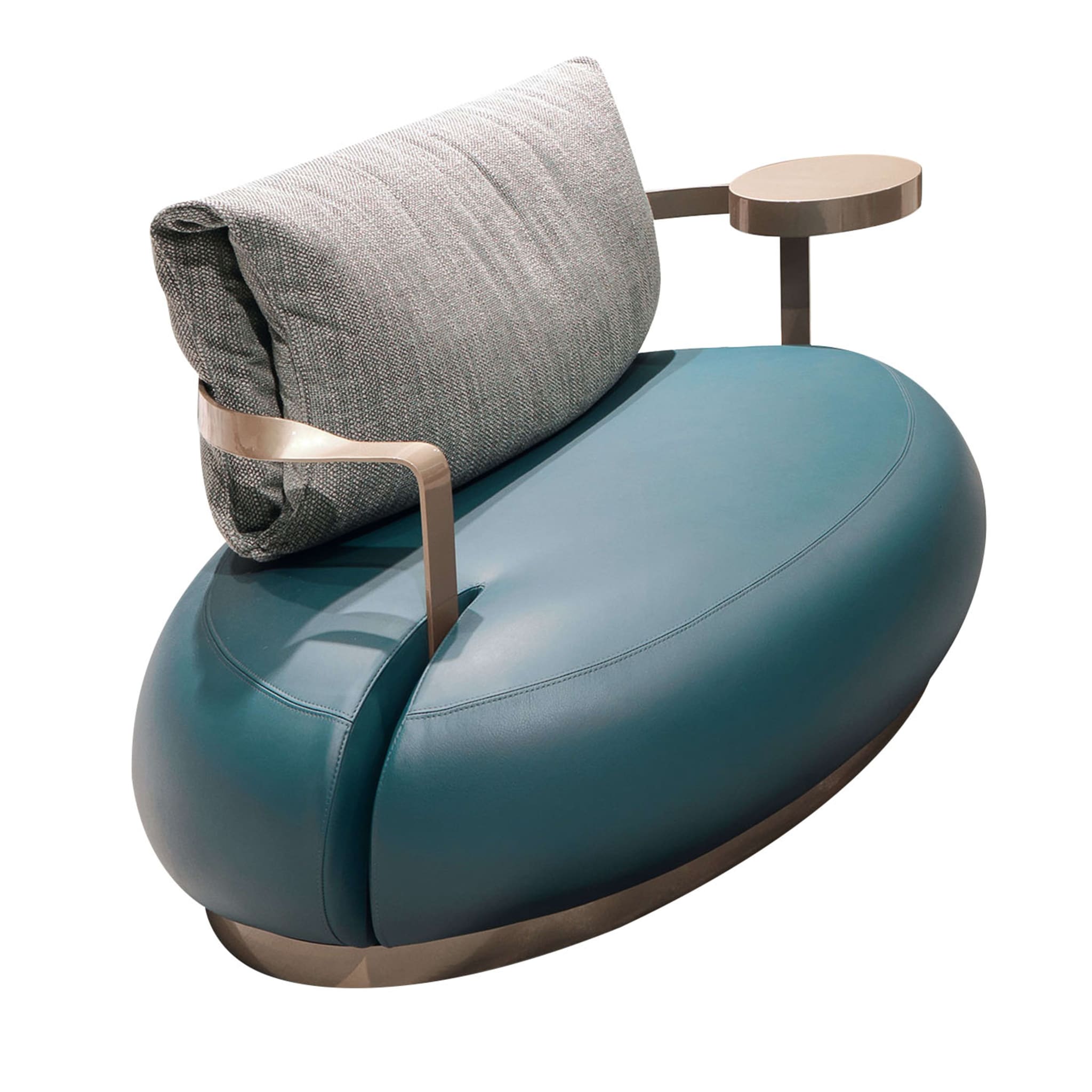 Botero Teal Armchair by Archirivolto #1 - Main view