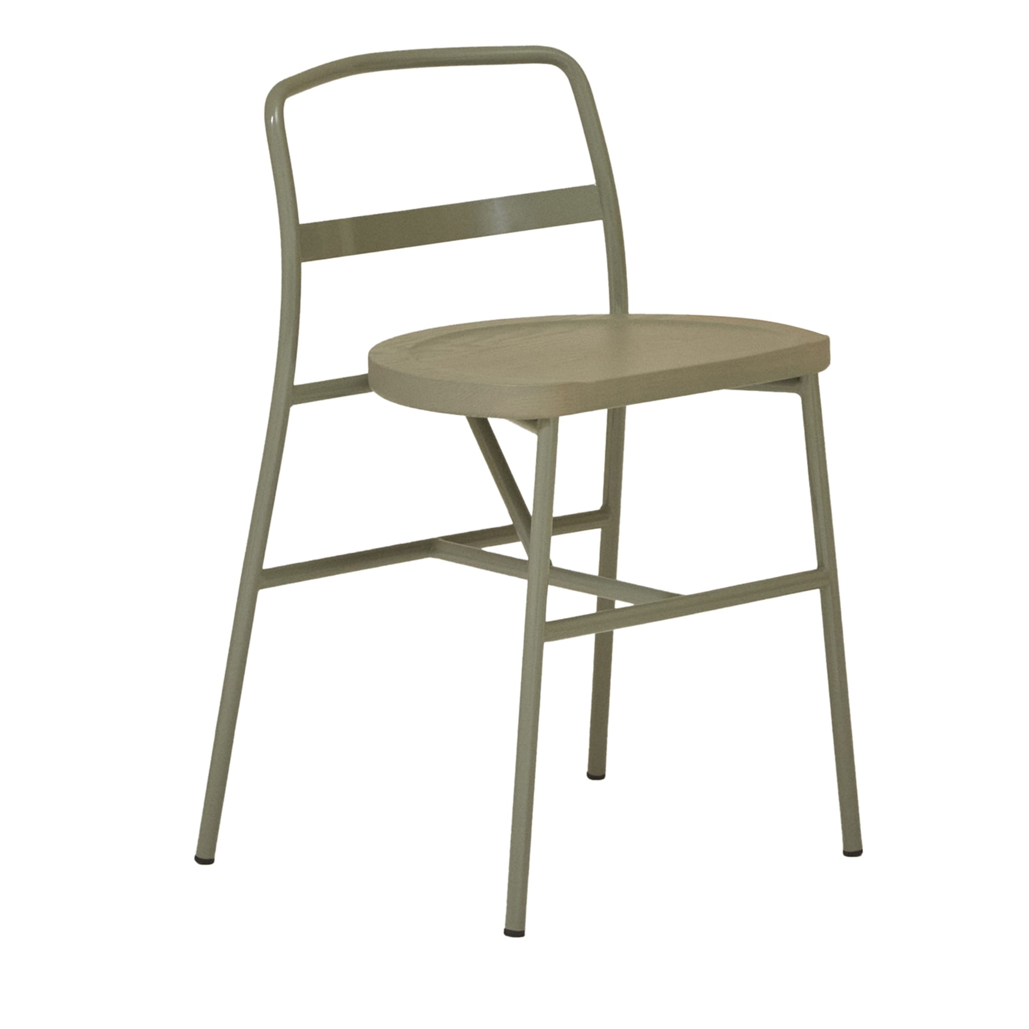 Puccio 726 Cement-Gray Chair by Emilio Nanni - Main view