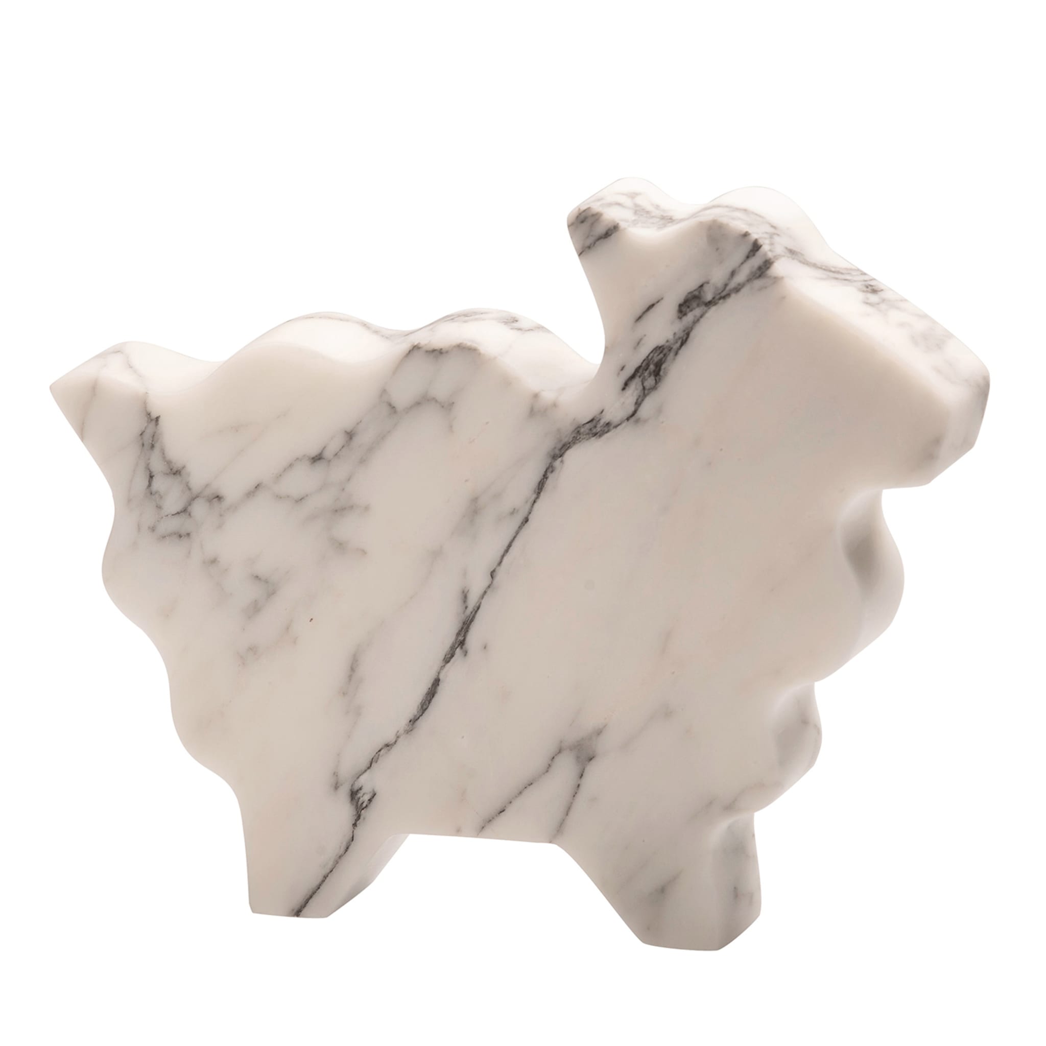 Estatuilla Oveja grande blanca de Alessandra Grasso - Vista principal