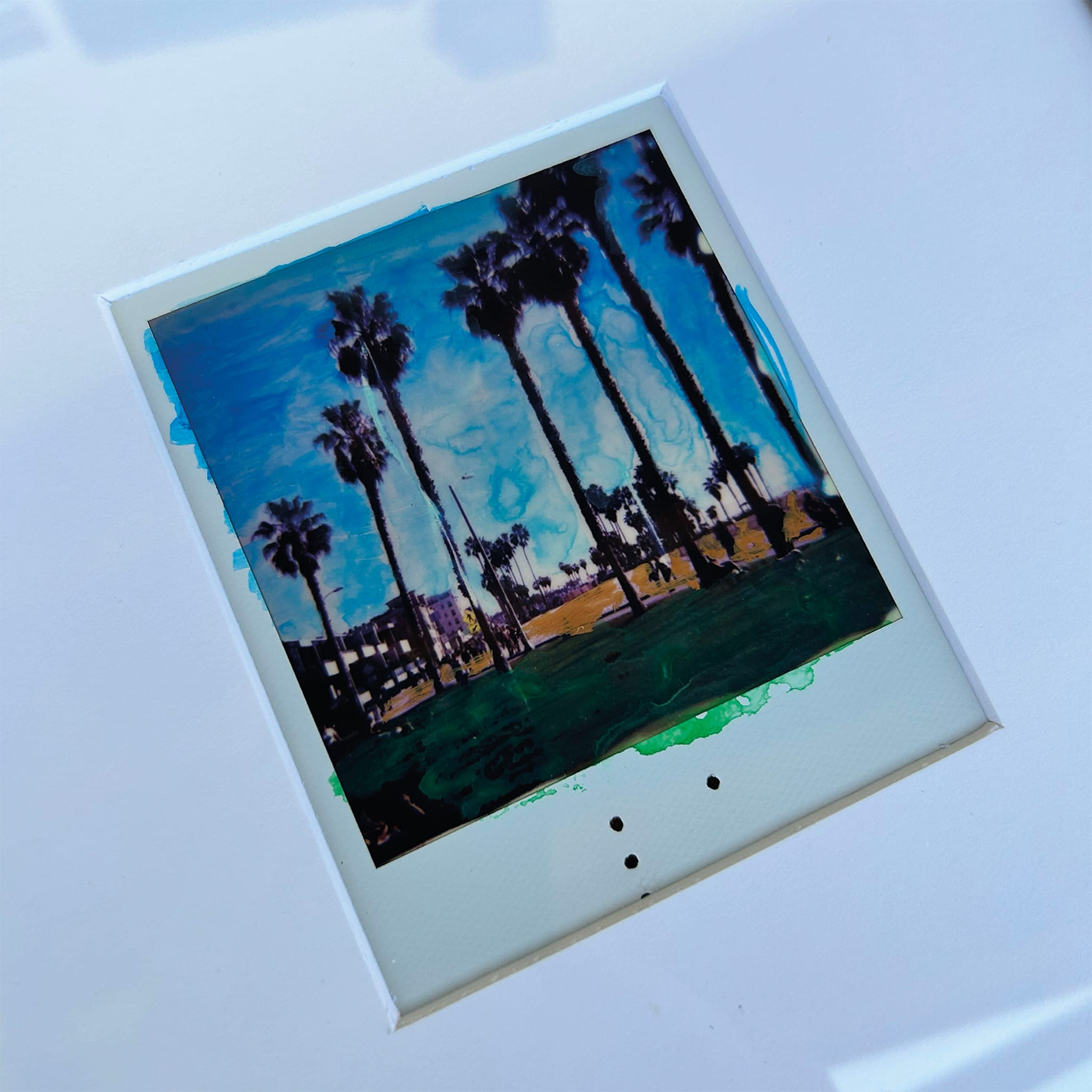 LA Acrylic on Polaroid #2 - Alternative view 1