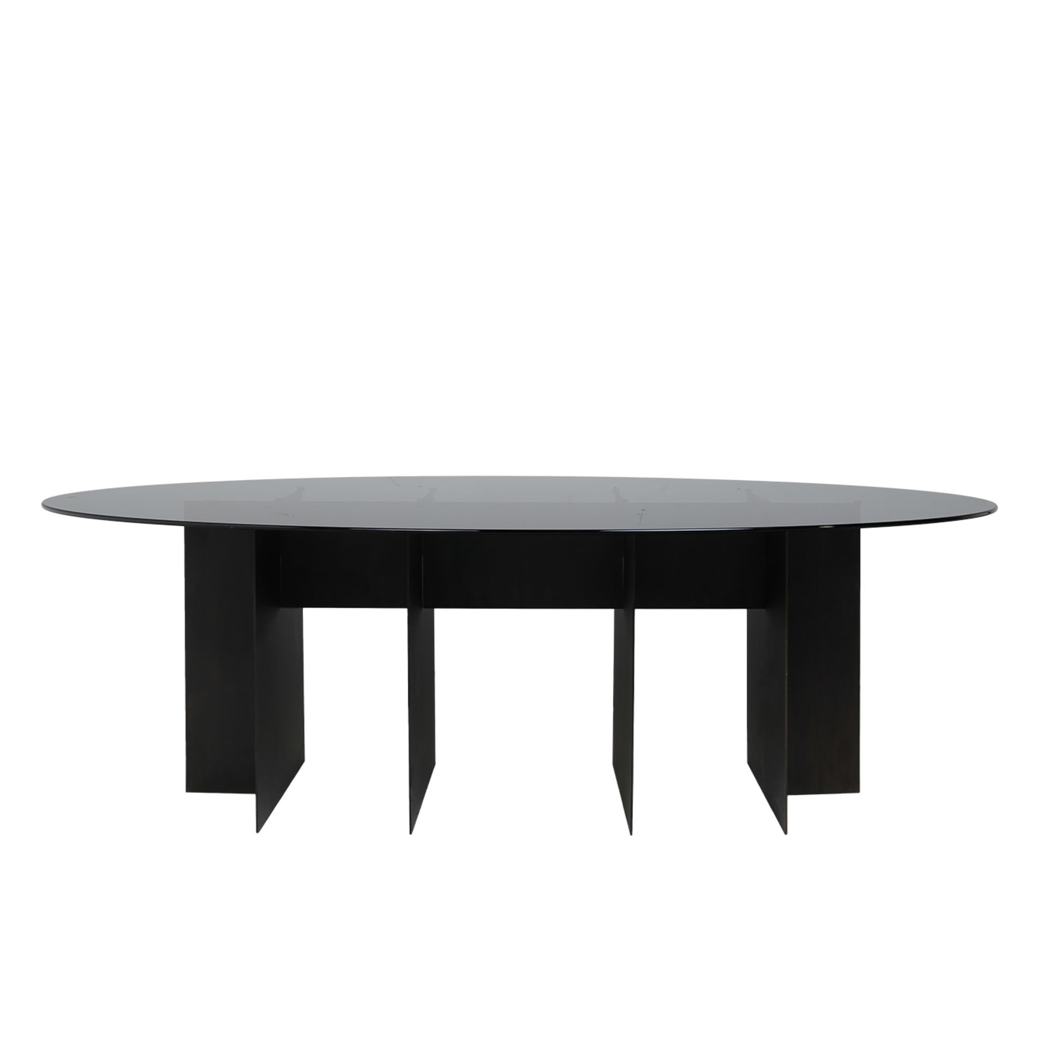 Roy Oval Black Dining Table by Filippo Montaina - Alternative view 5