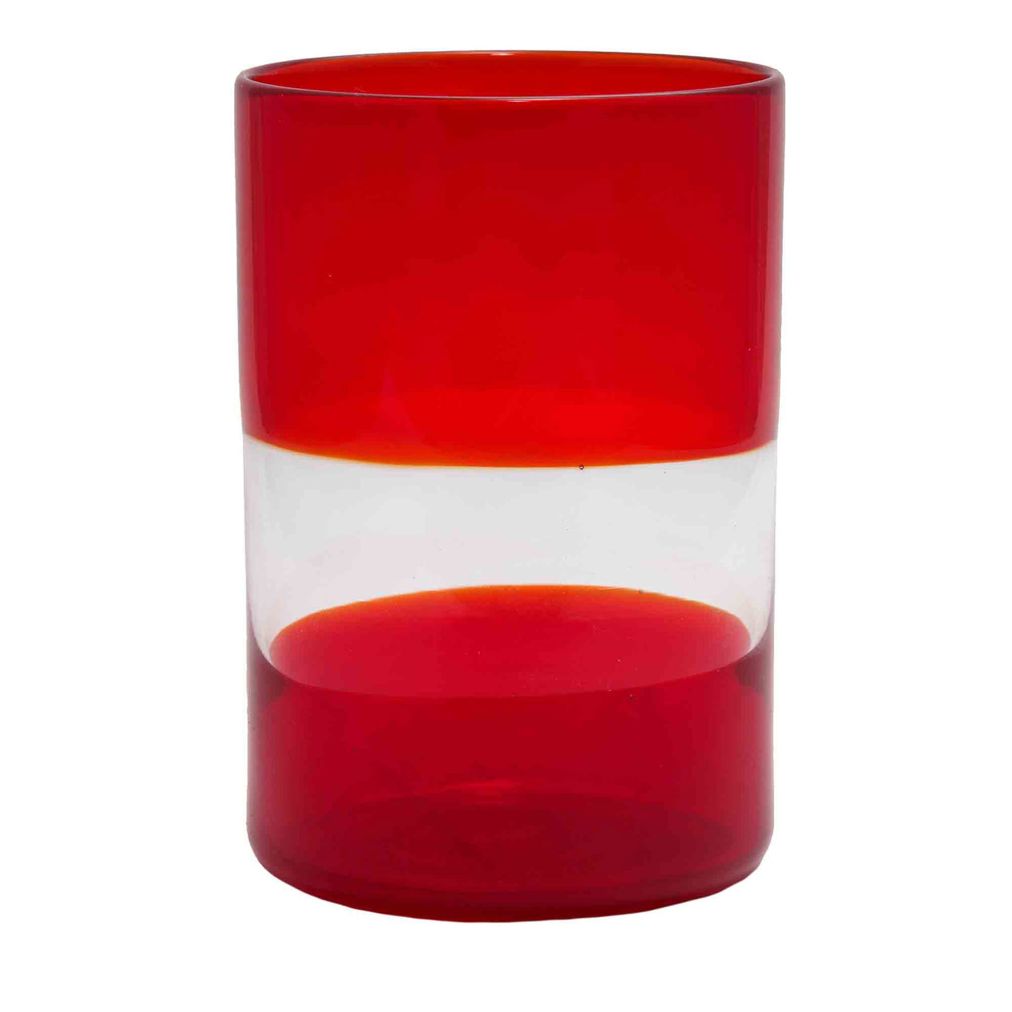 Set de 6 verres rouges Gondola - Vue principale