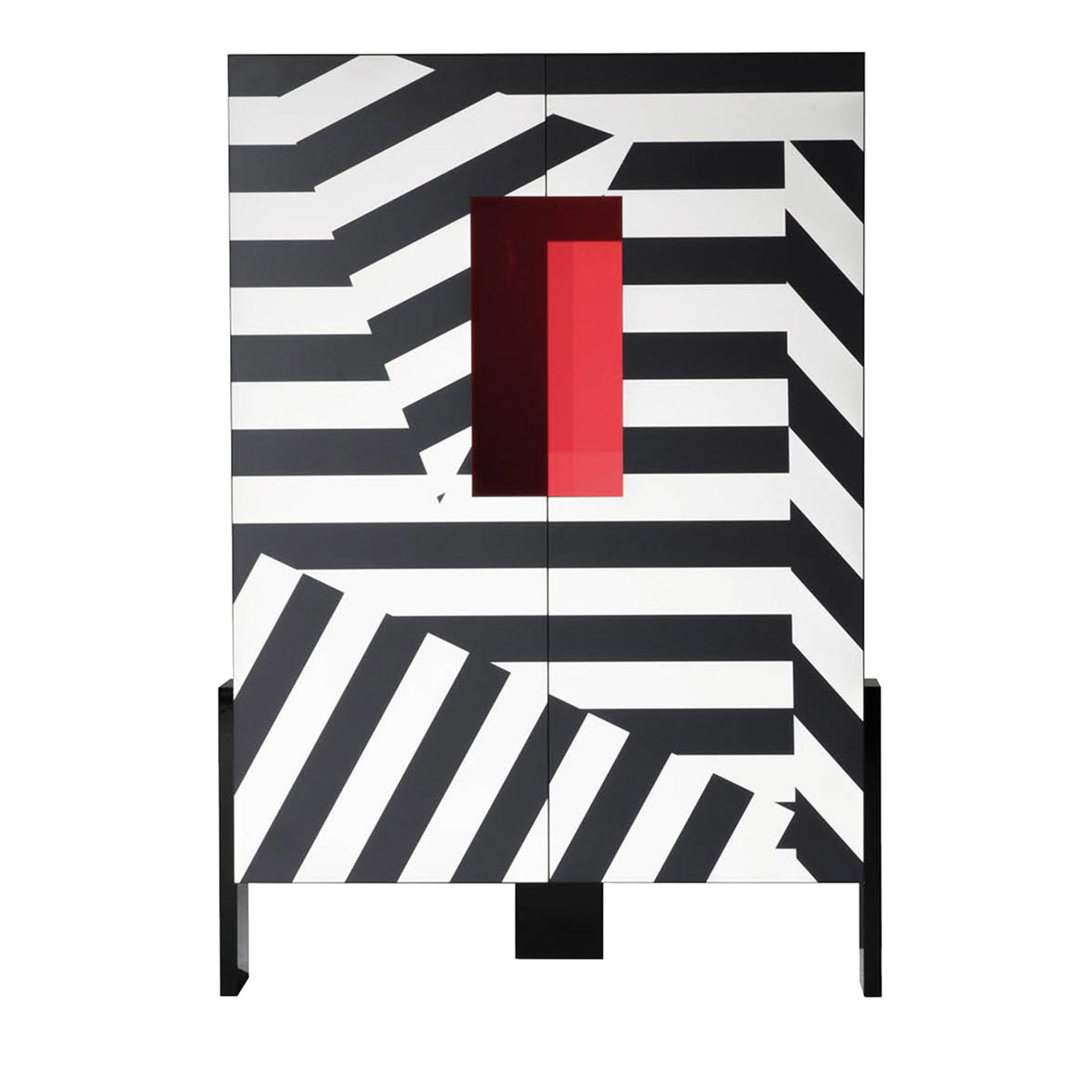 Ziqqurat Striped Polychrome Cabinet by Driade Lab - Main view