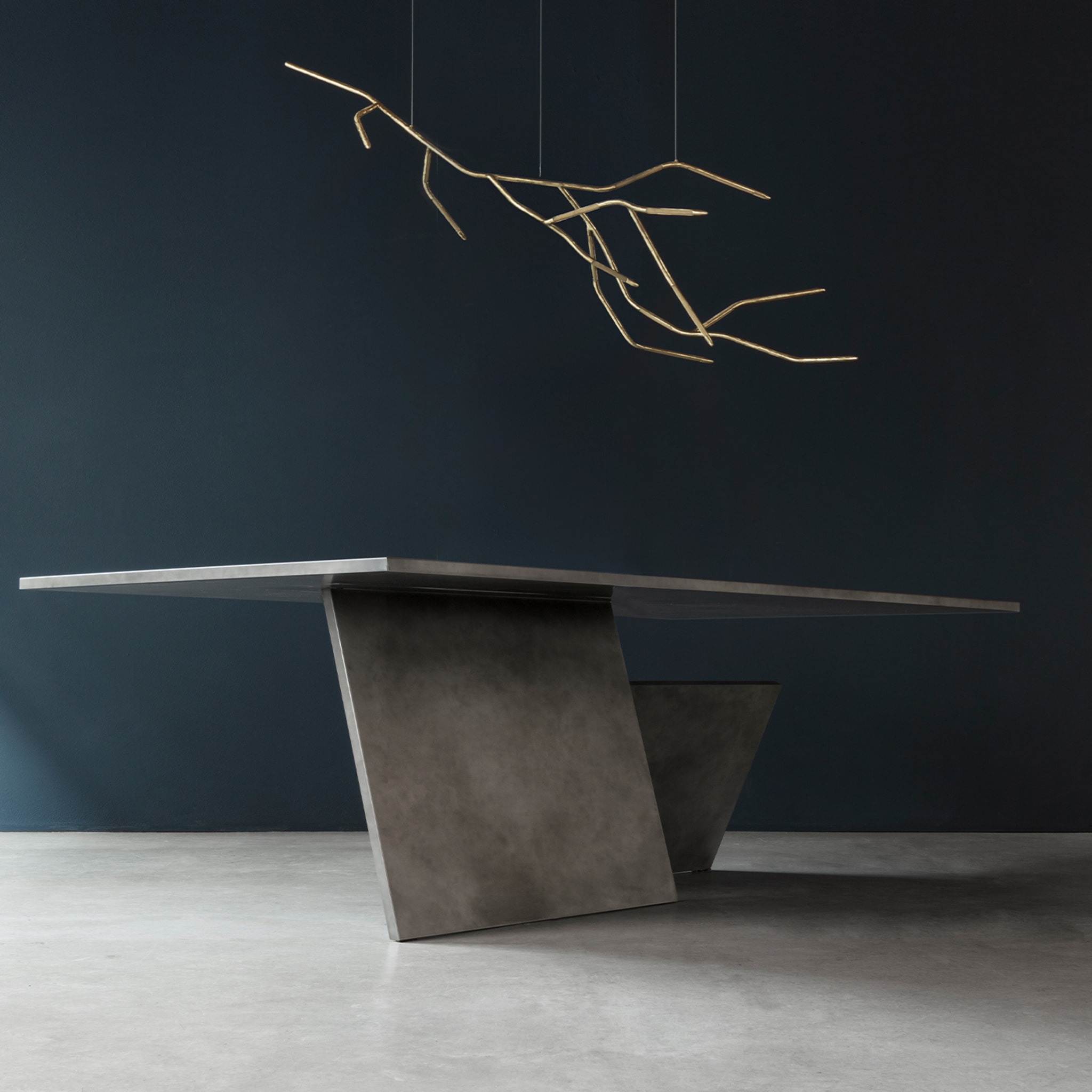 Y Gray dining table - Alternative view 3