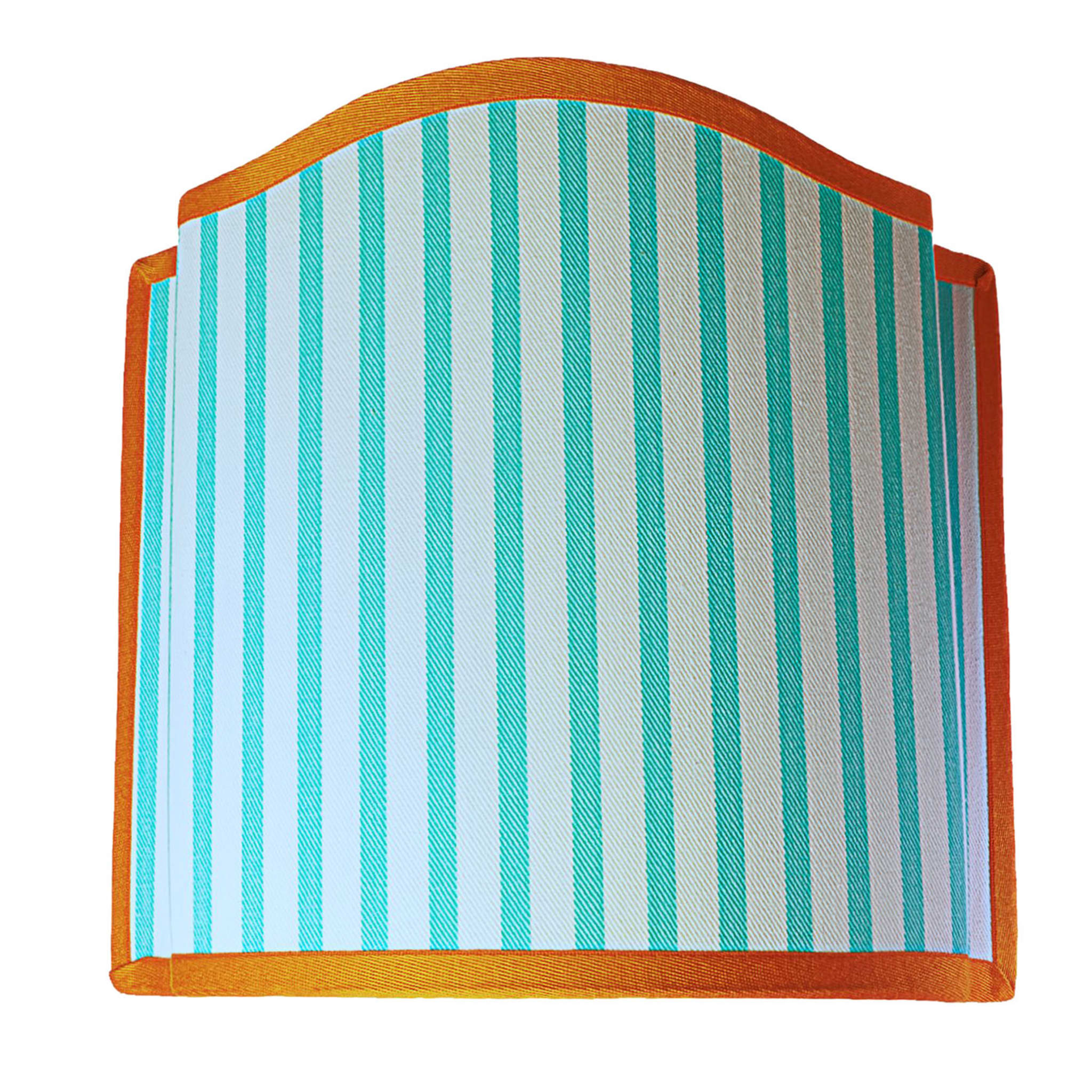 Stripes Light Blue and Orange Wall Lamp - Main view