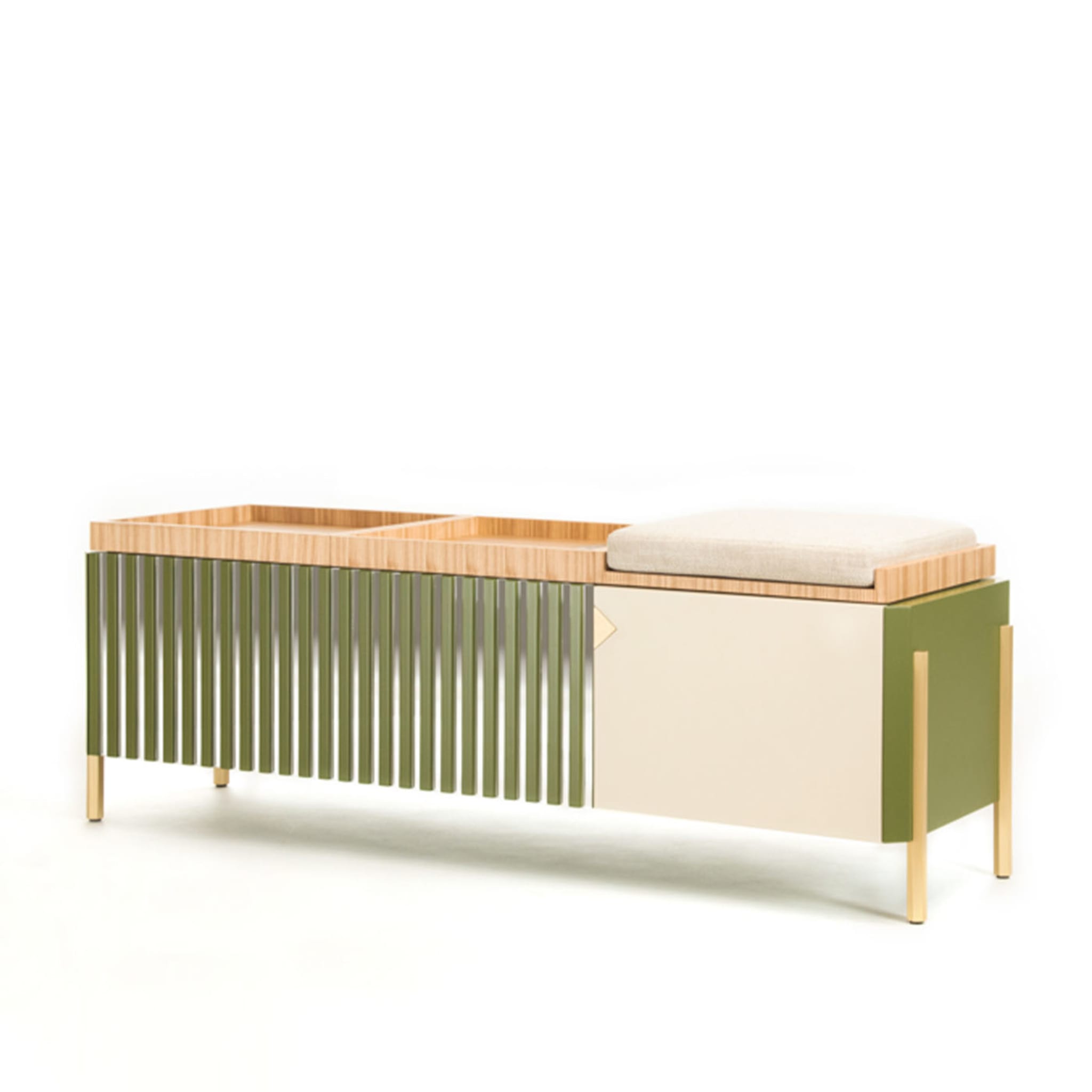 Panarea Ash and Marble Sideboard - Alternative view 2